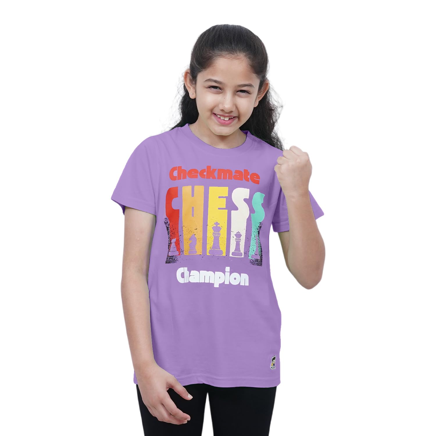 Unisex Kids’ T-Shirt | Light Green Check...