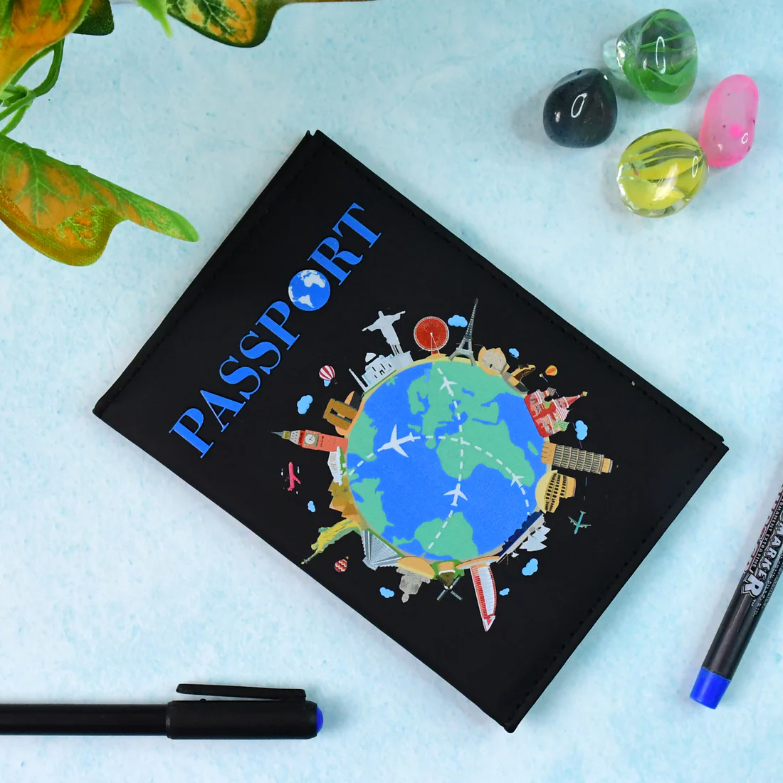 Stylish Printed Passport Holder Cover (1...