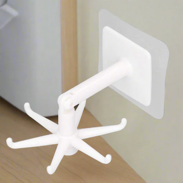 360° Rotating Folding Hook Self-Adhesive...