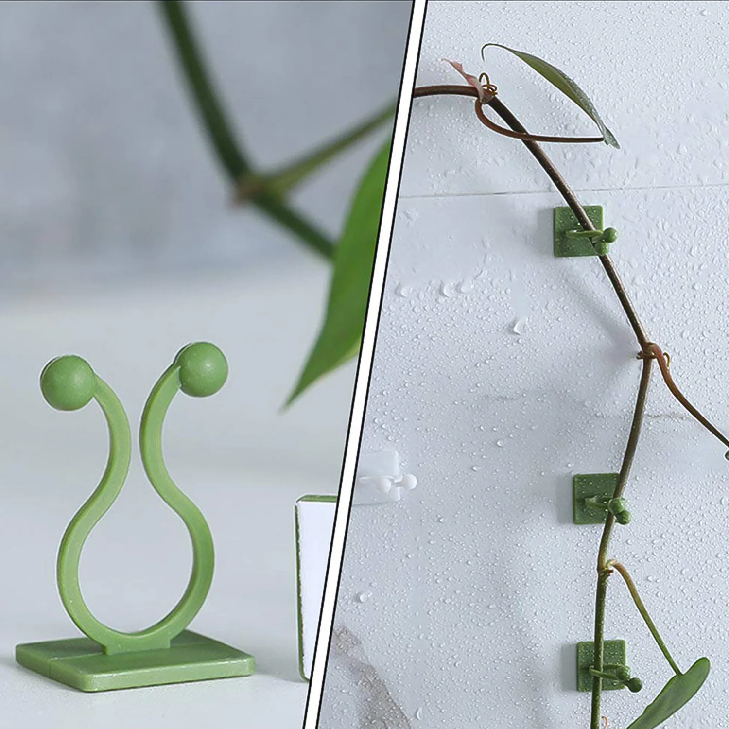 Plant Climbing Wall Fixture Clip Self-Ad...