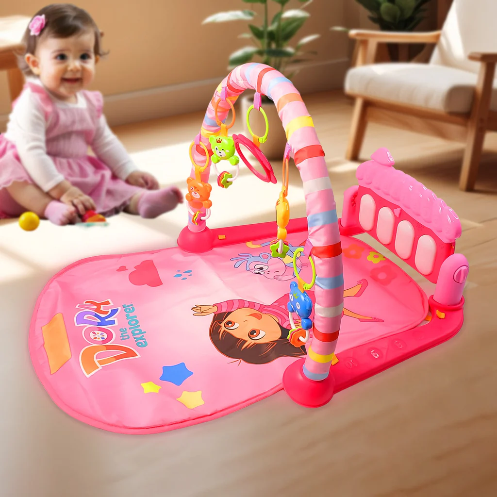 2in1 Baby Kick and Play Piano Gym Mat &...