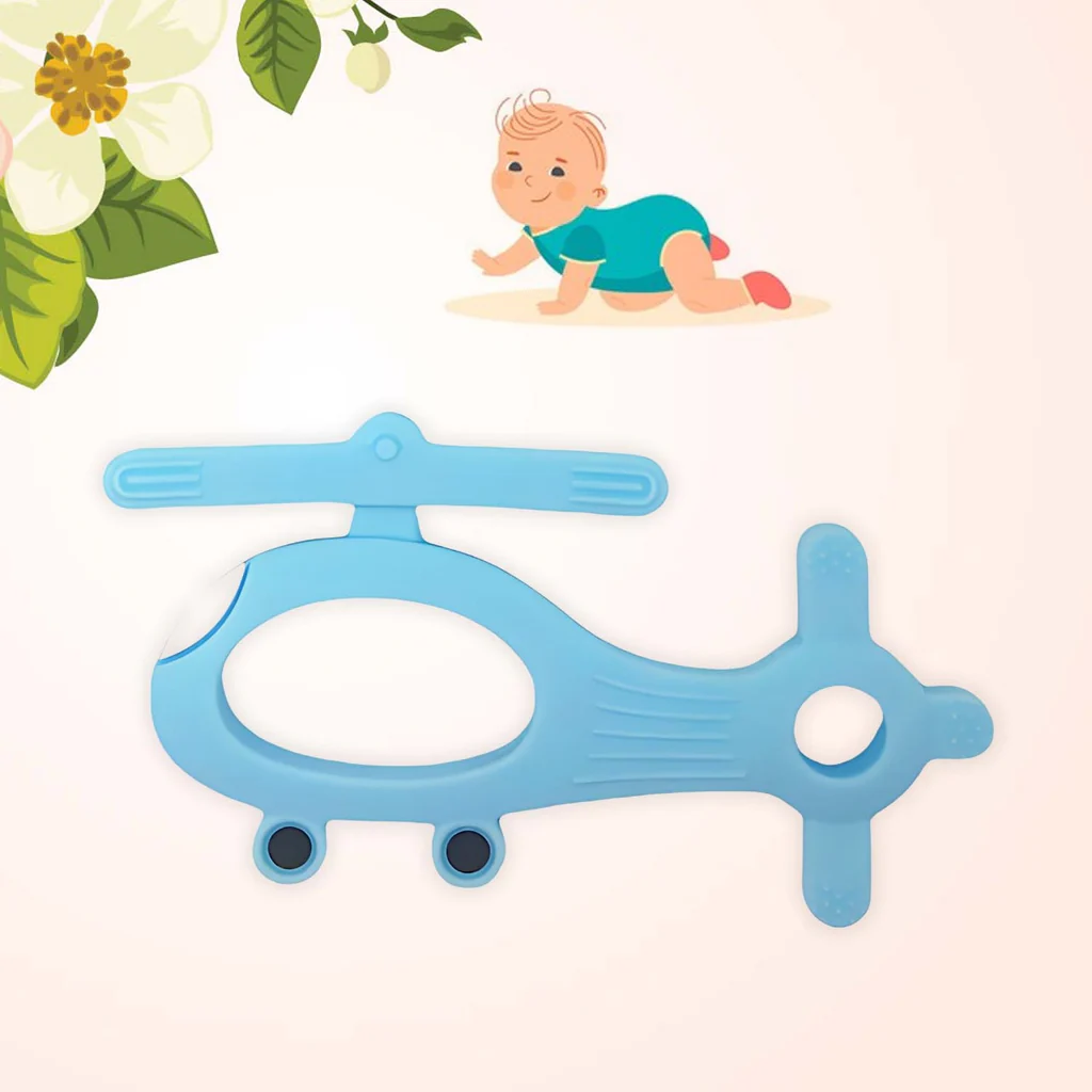 Silicone Helicopter Shape Teether for Ba...