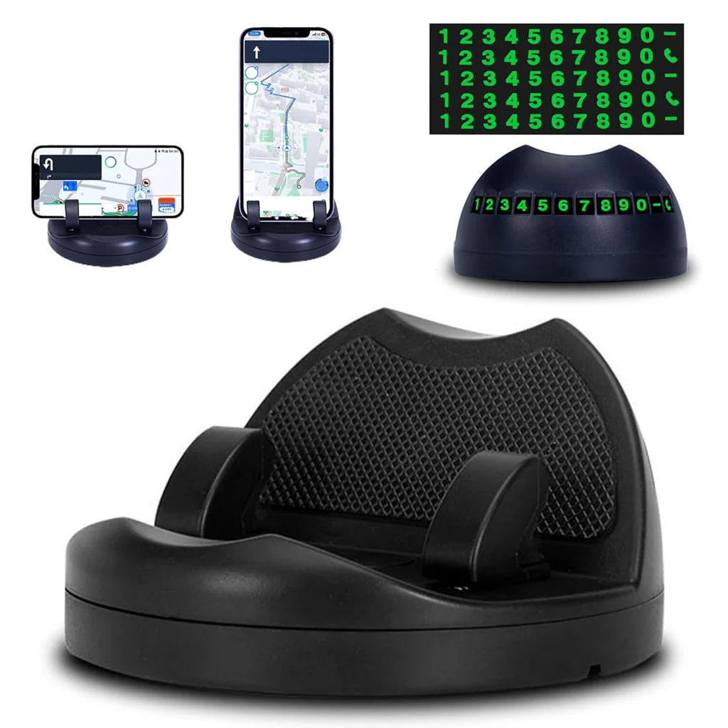 2 in 1 Car Anti-Slip Mat, Phone Holder N...