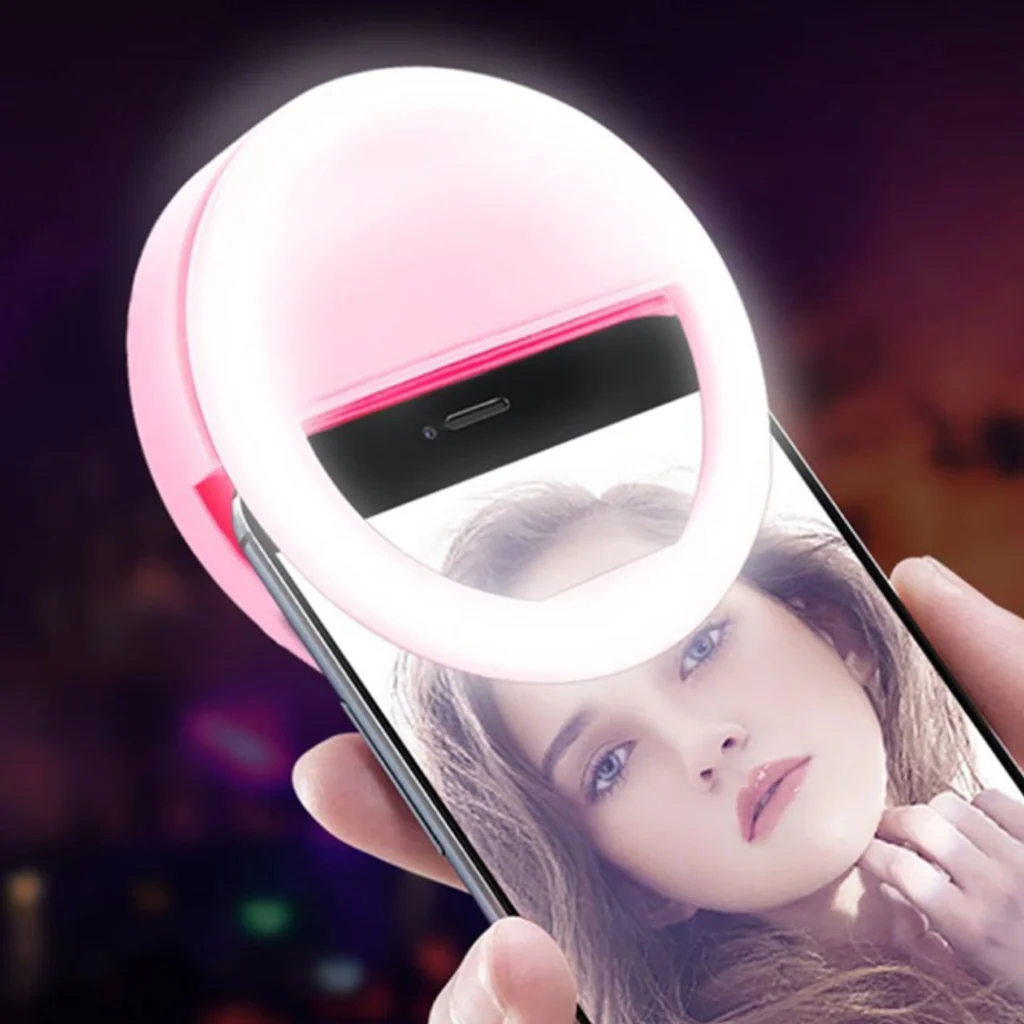 Phone Selfie Ring Light – Battery Operat...