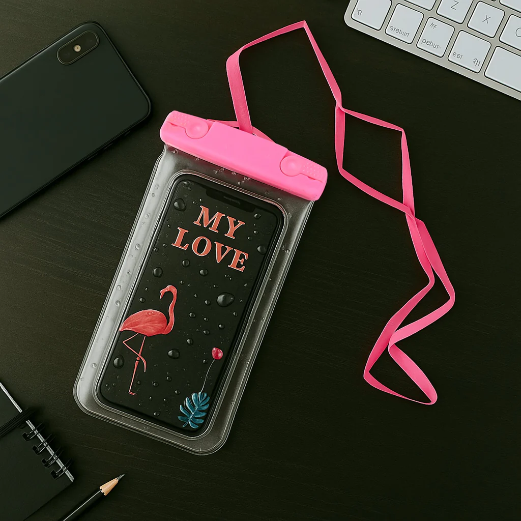 Mobile Cover Pouch Transparent Waterproo...