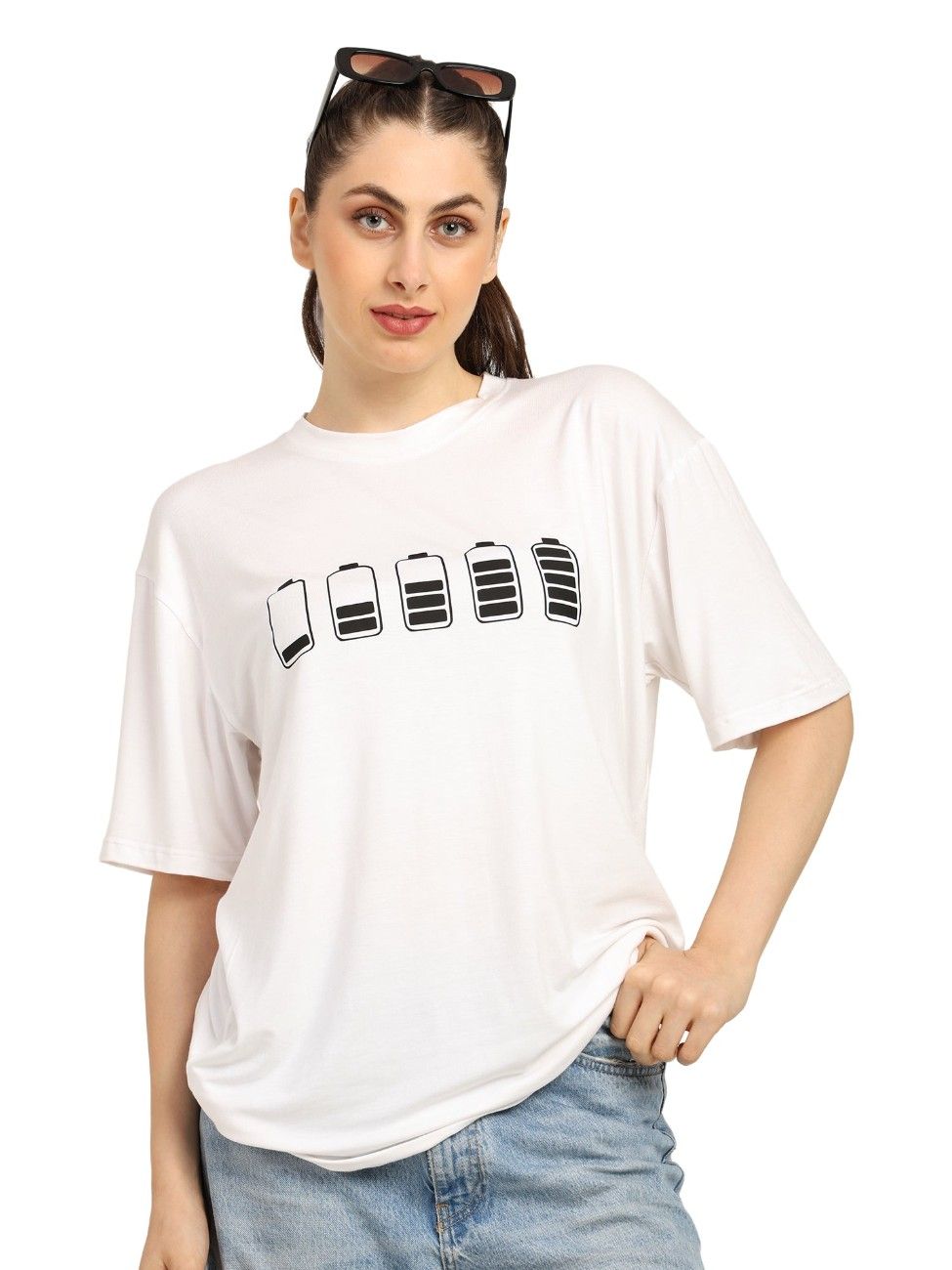 Women Oversized Bamboo T-Shirt – Soft, B...