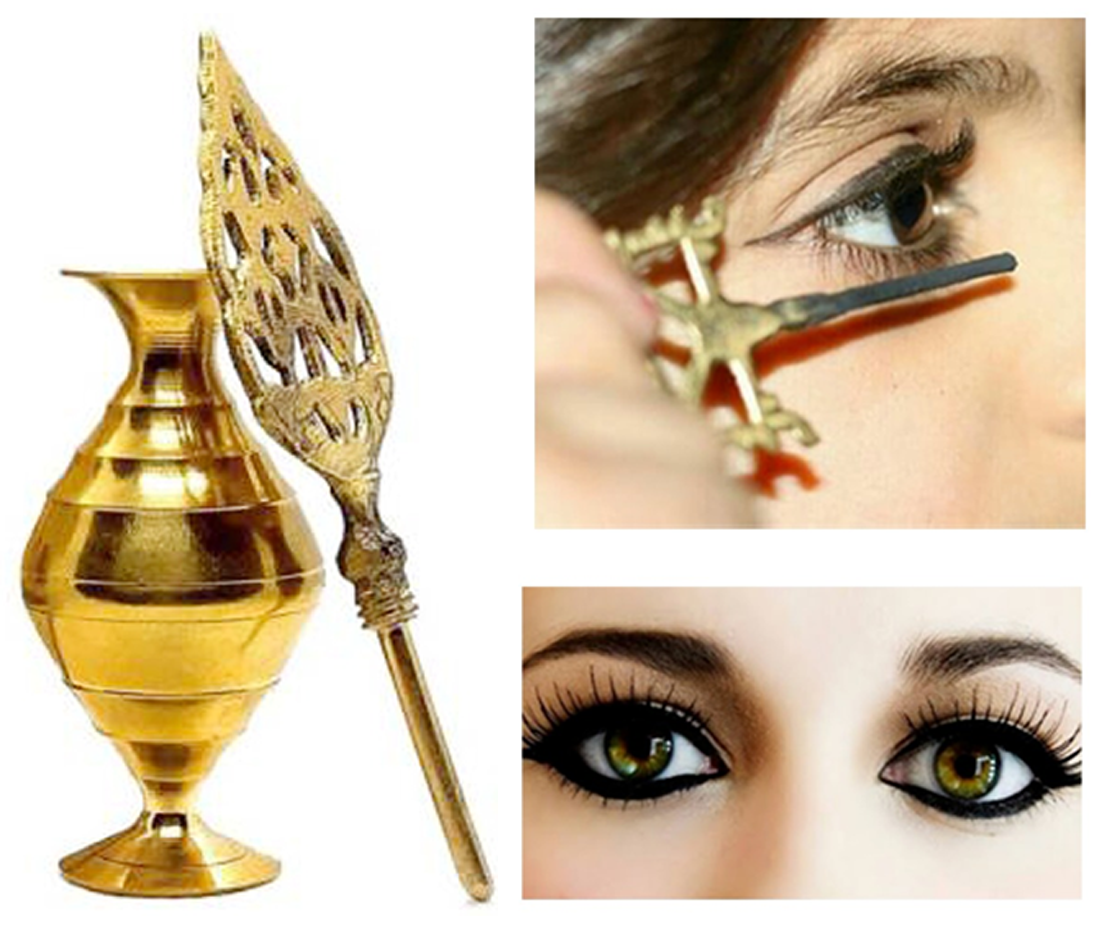 Brass Surmedani With Funnel/Kuppi And Su...