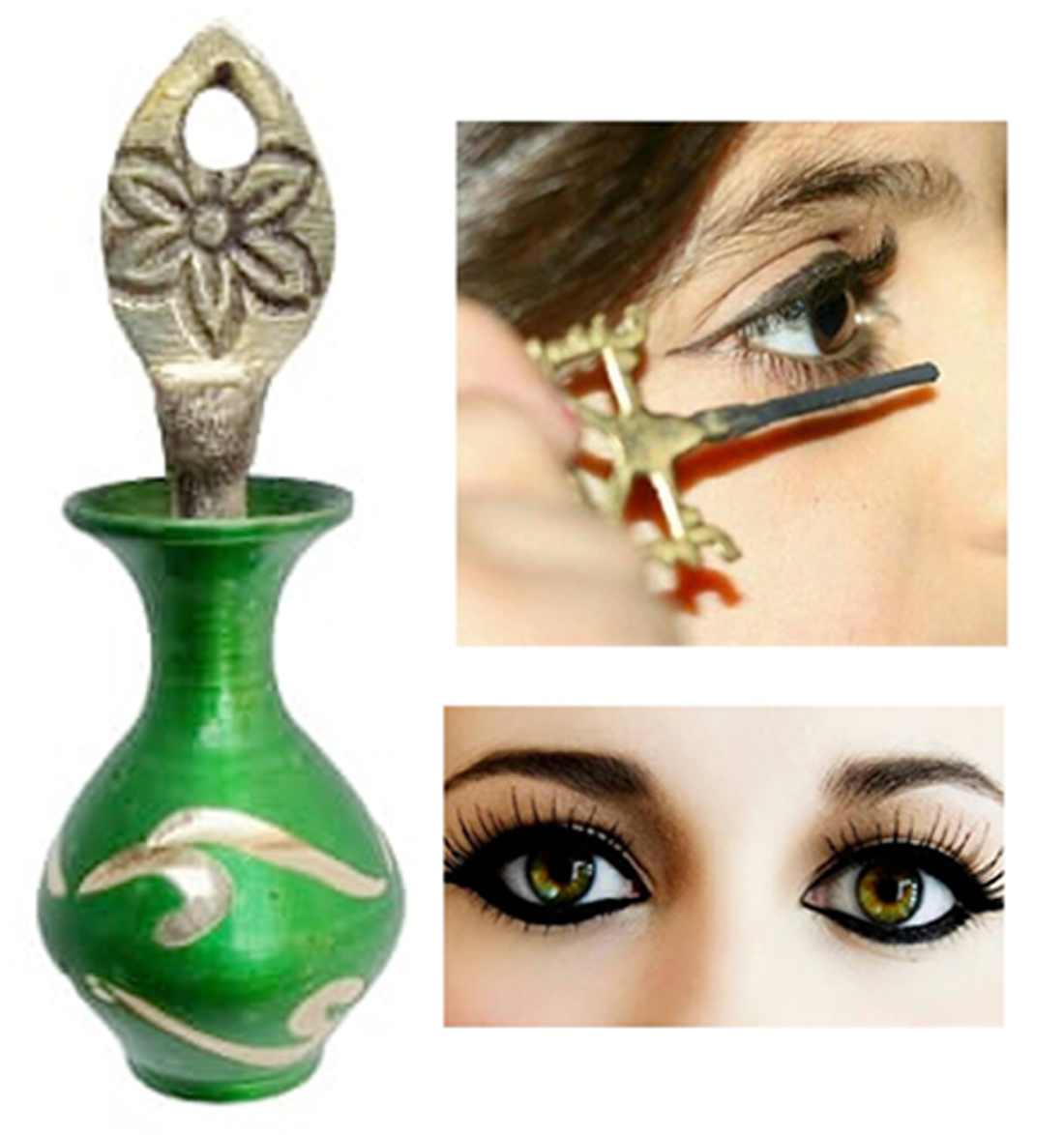 Brass Surmedani With Funnel/Kuppi And Su...