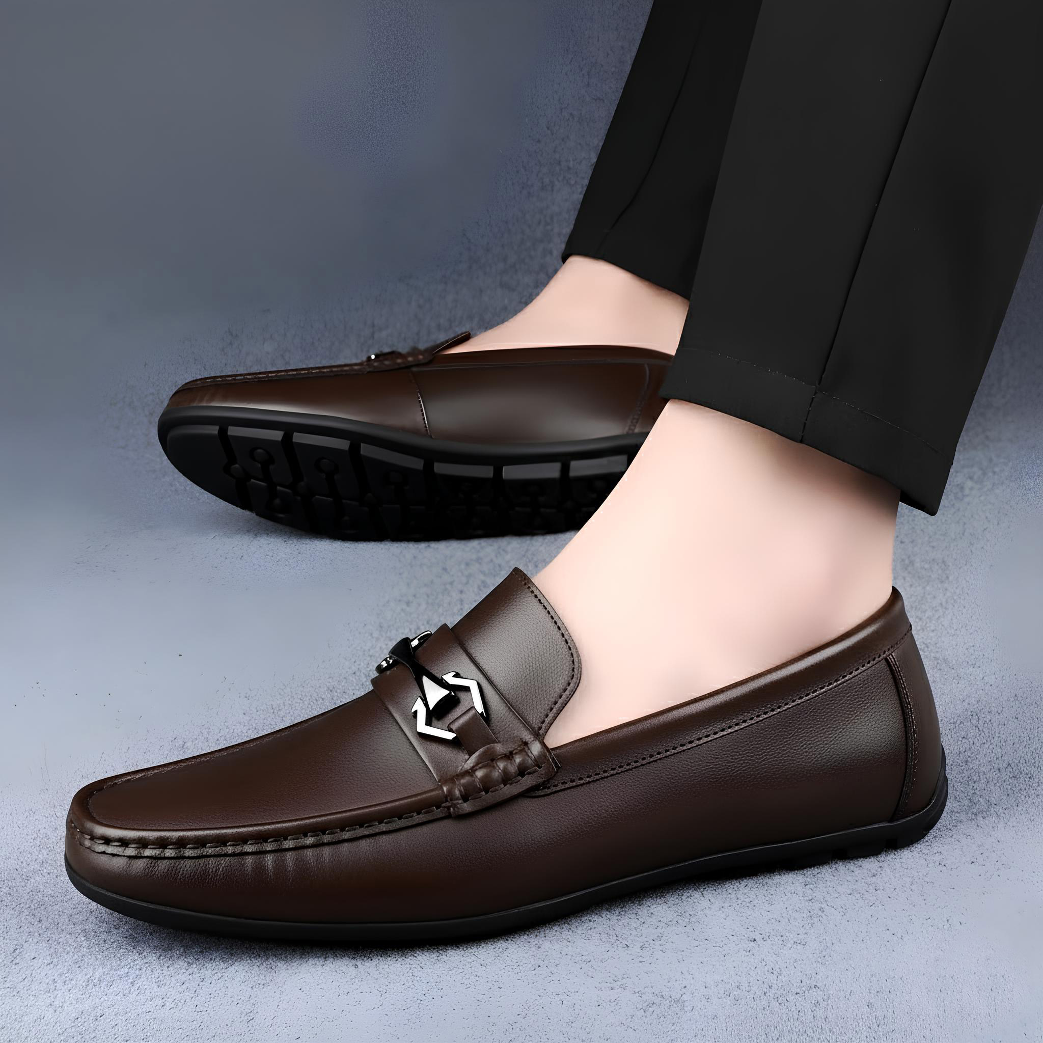 Latest Modern Men’s Faux Leather Loafers...