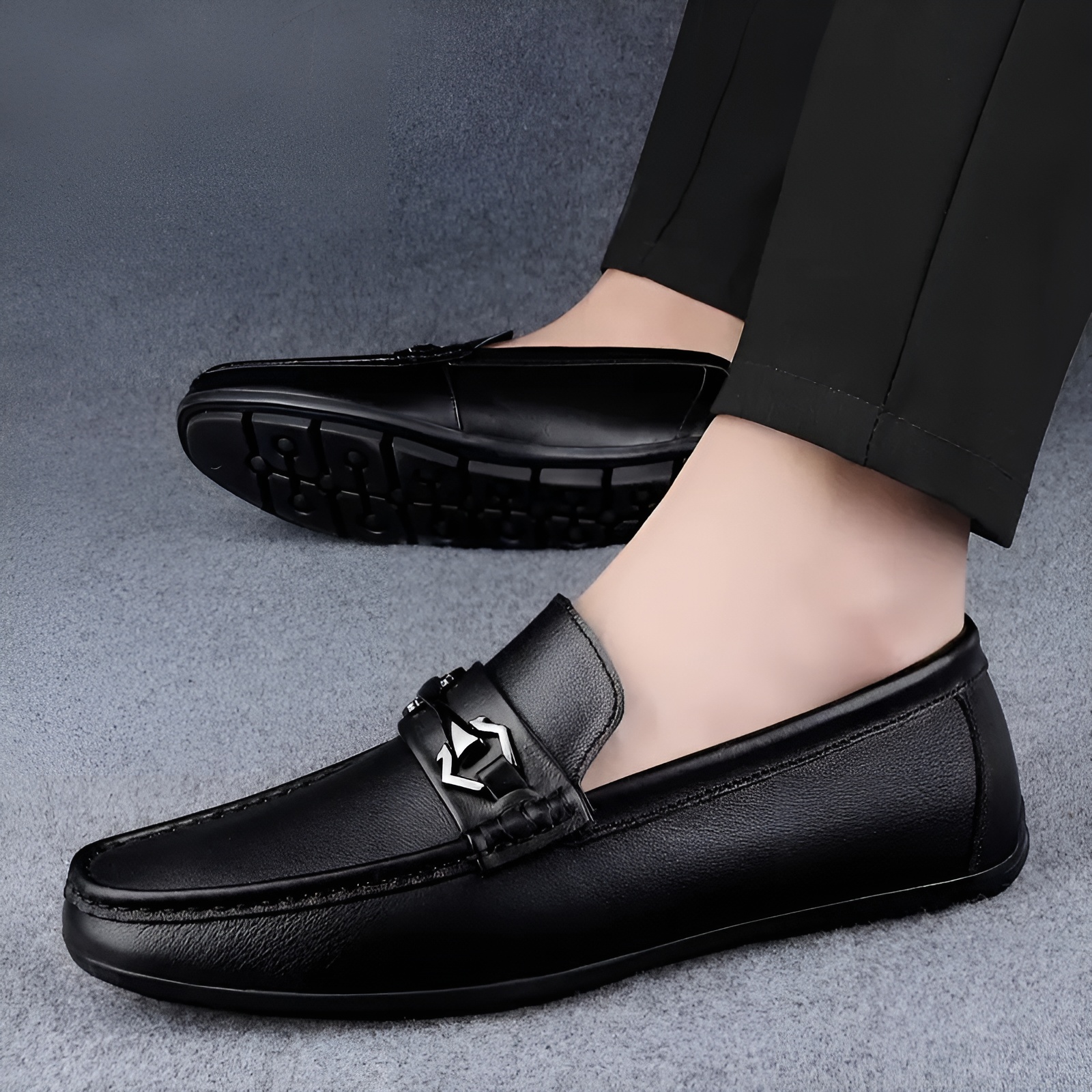Latest Modern Men’s Faux Leather Loafers...