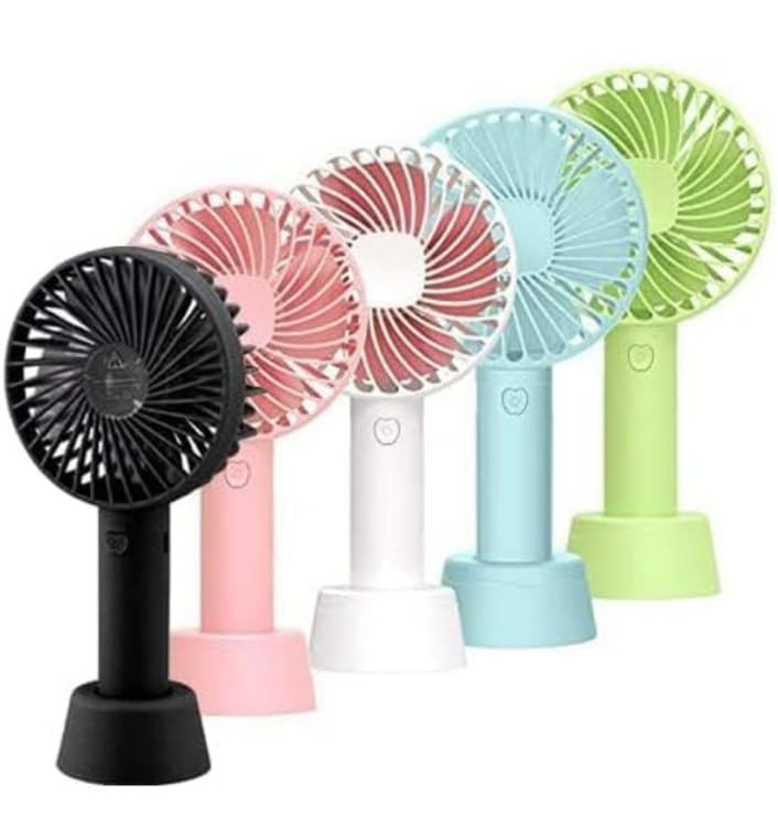 Portable USB Fan – Rechargeable Battery