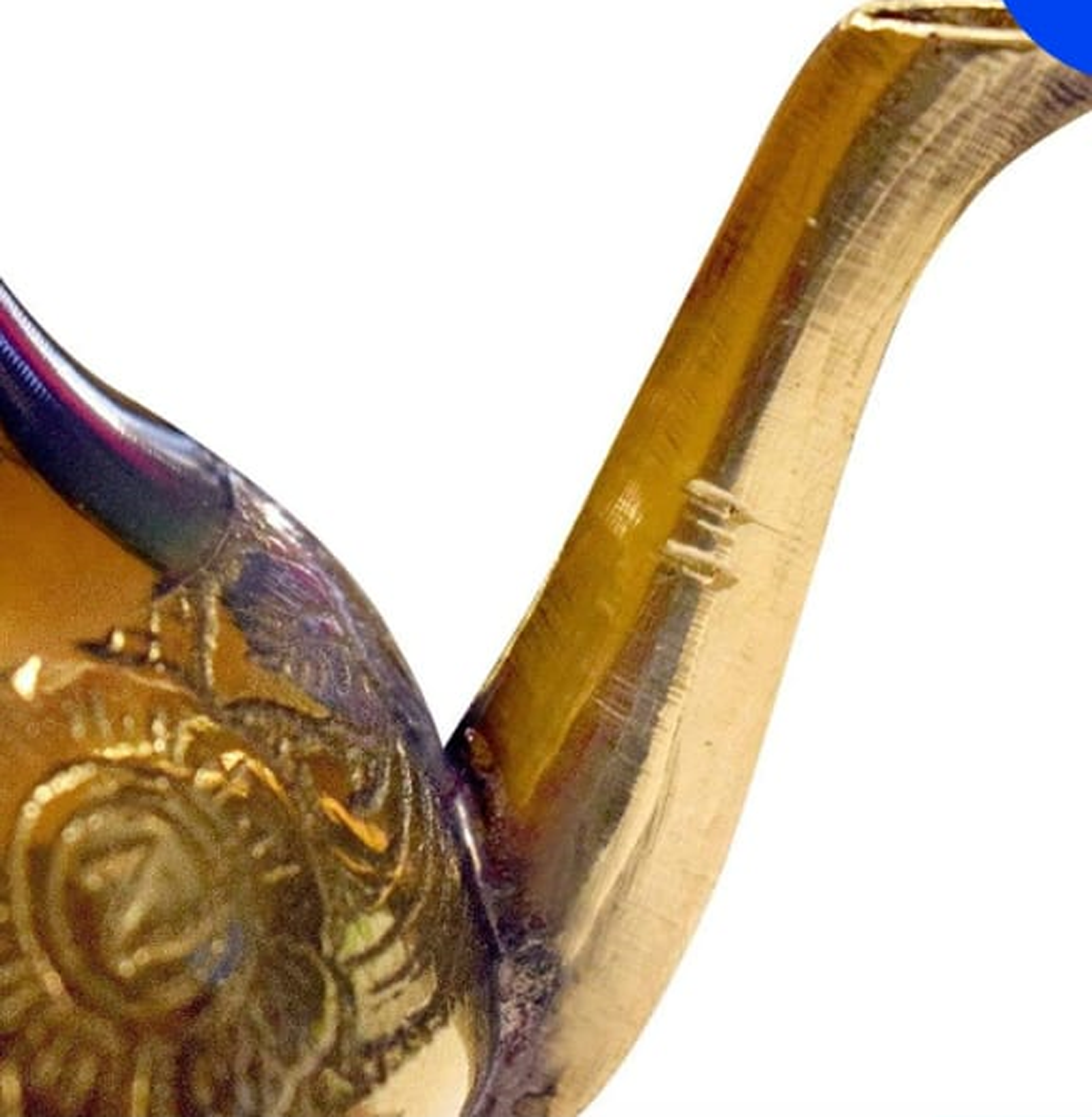 Mii Art Brass Neti Pot Pooja Lota / Karva for Karvachauth & Kalash | Medium Brass Lota 250 ml (Size – 10 cm) | Pack of 1