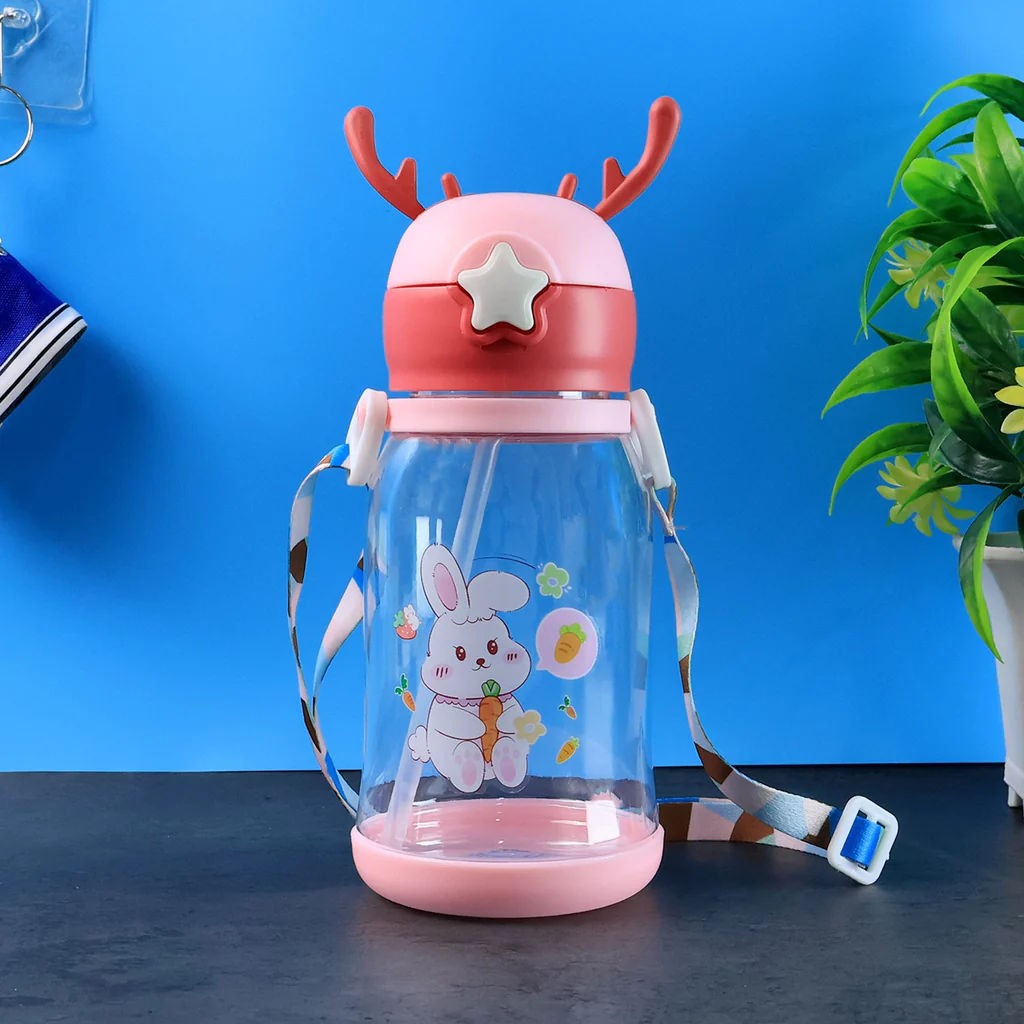 Cute Cartoon Water Bottle Approx 450ML
