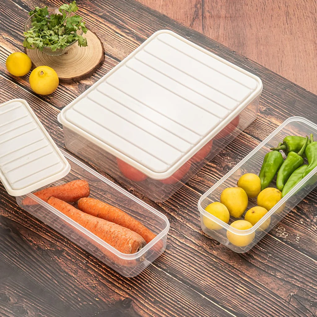 Plastic Food Storage Container for Fridg...