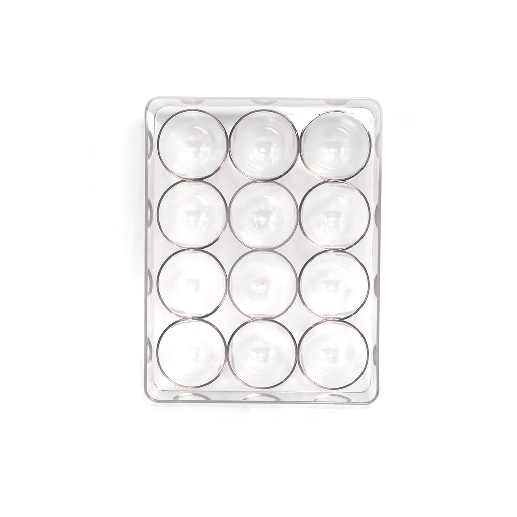 12 Cavity Egg Storage Box For Holding And Placing Eggs Easily And Firmly.