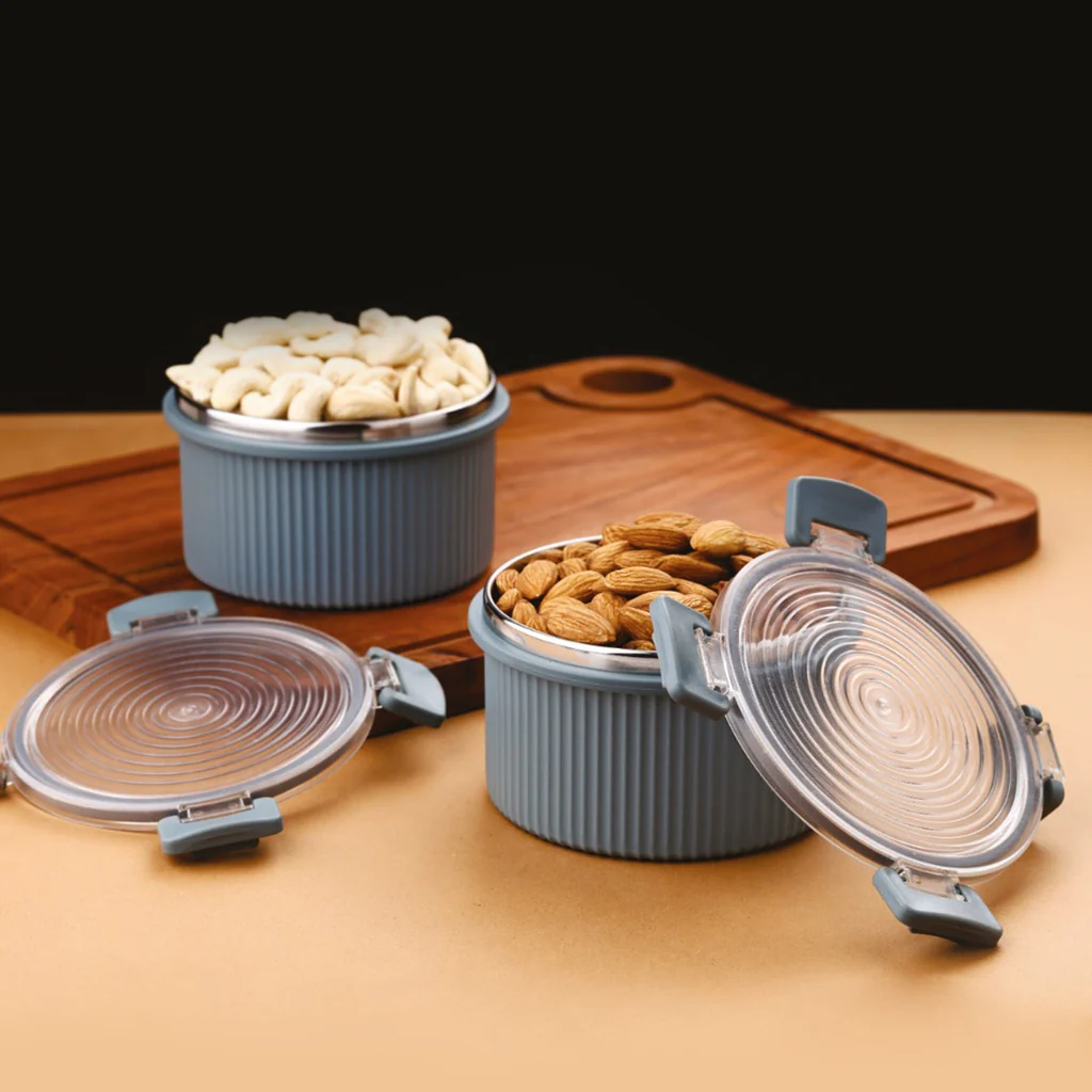 Apex Rustic Jar Set – 2 Pcs, 450ml Each...