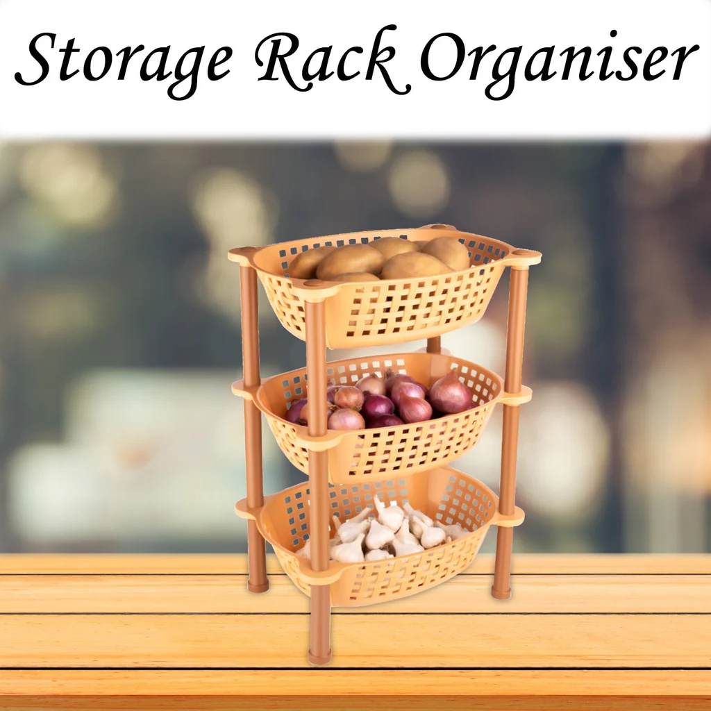 Multipurpose Plastic Storage Rack Organiser, Diwali