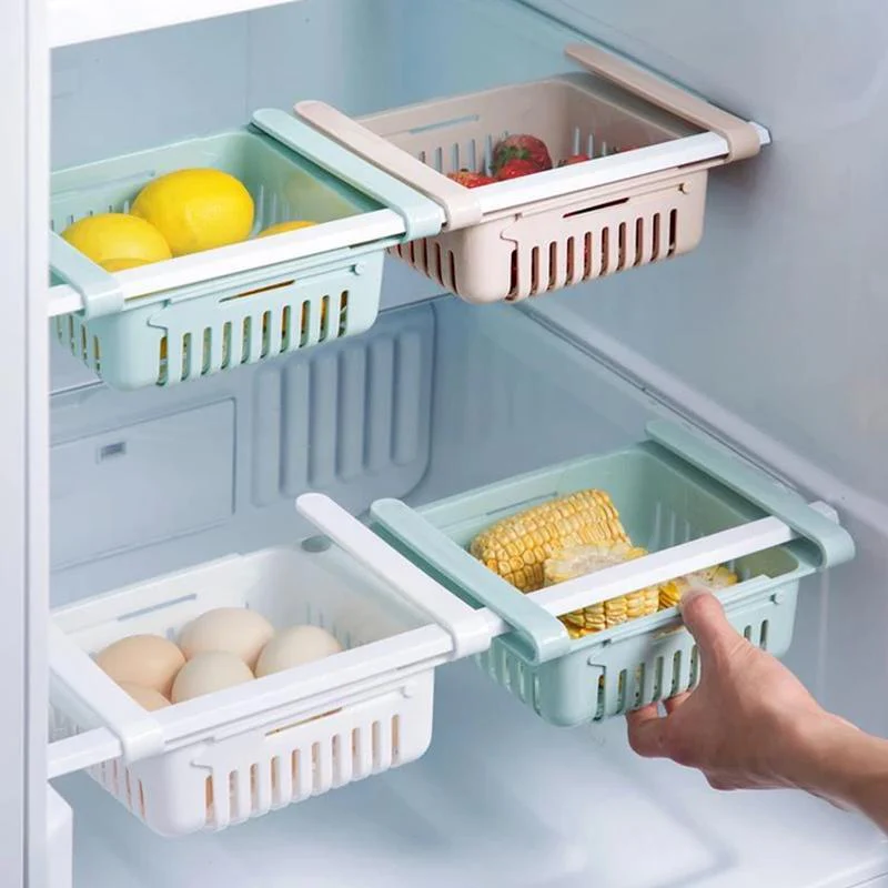 Fridge Organizer Drawer - Adjustable Fri...