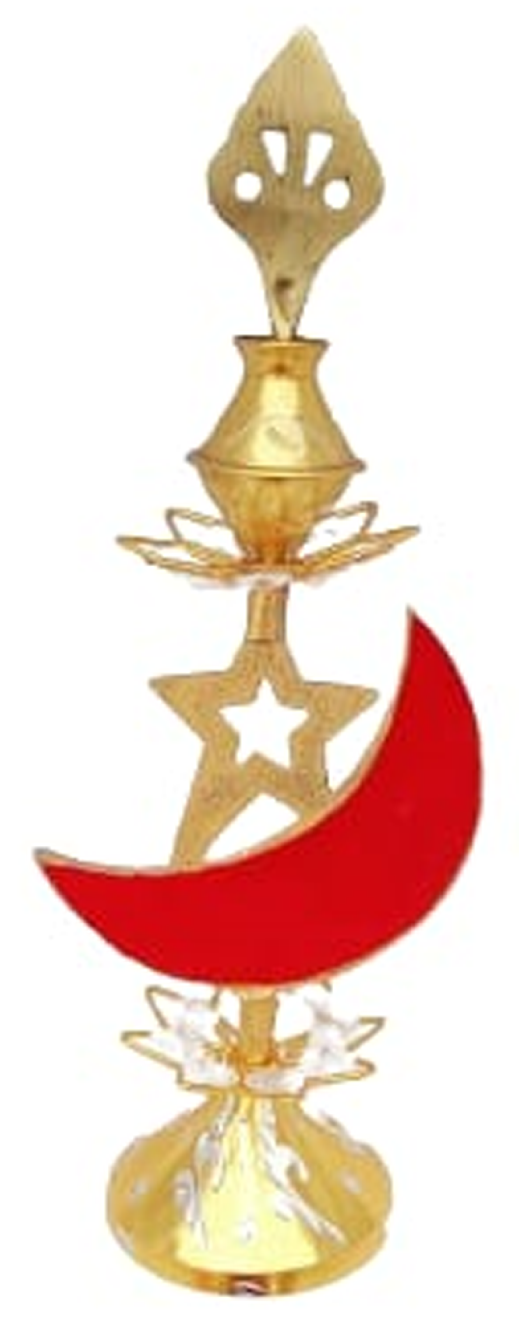 Mii Art Brass Surmedani With Funnel/Kuppi And Surma Use In Eye's Makeup [Size-30-cm] Pack of - 1 Funnel, 2 Surma Packed, 1 Brass Surmedani