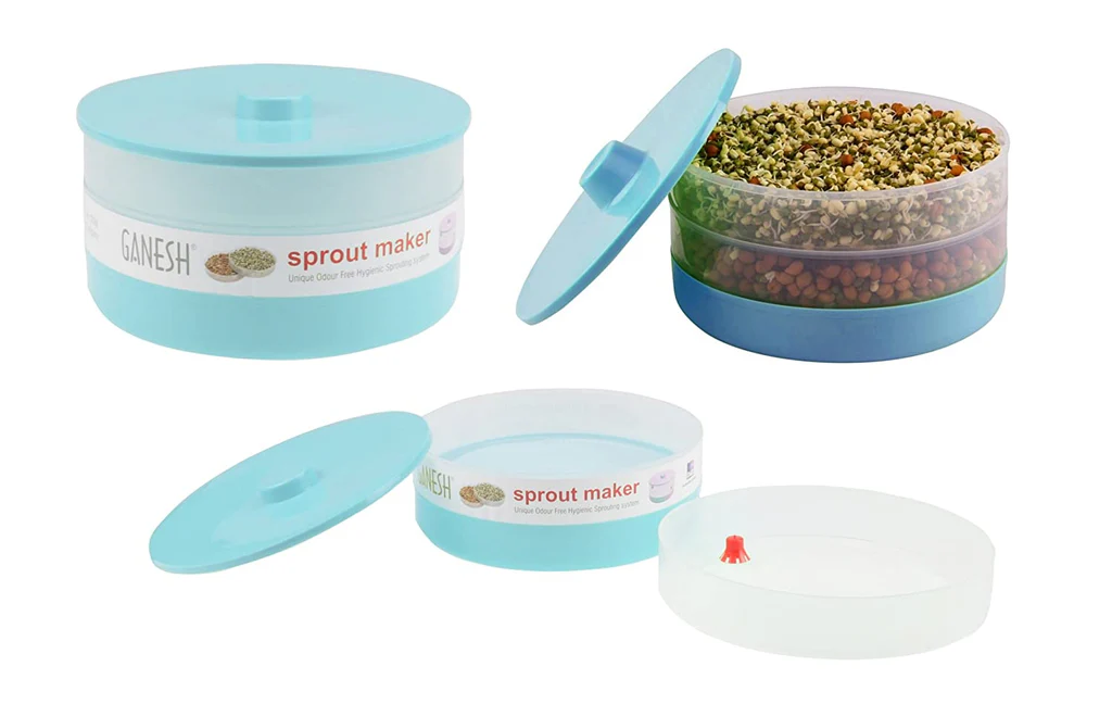 Ganesh Sprout Maker Bean Bowl (1800 Ml)