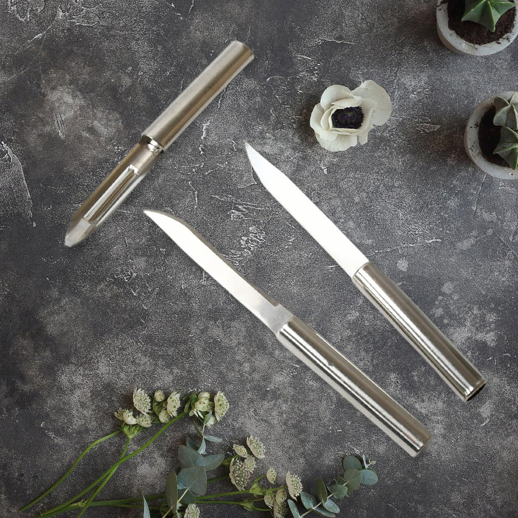 Stainless Steel Multipurpose Sharp Cutting Knife with Non-Slip Handle for Fruit, Meat and Vegetable Chopping