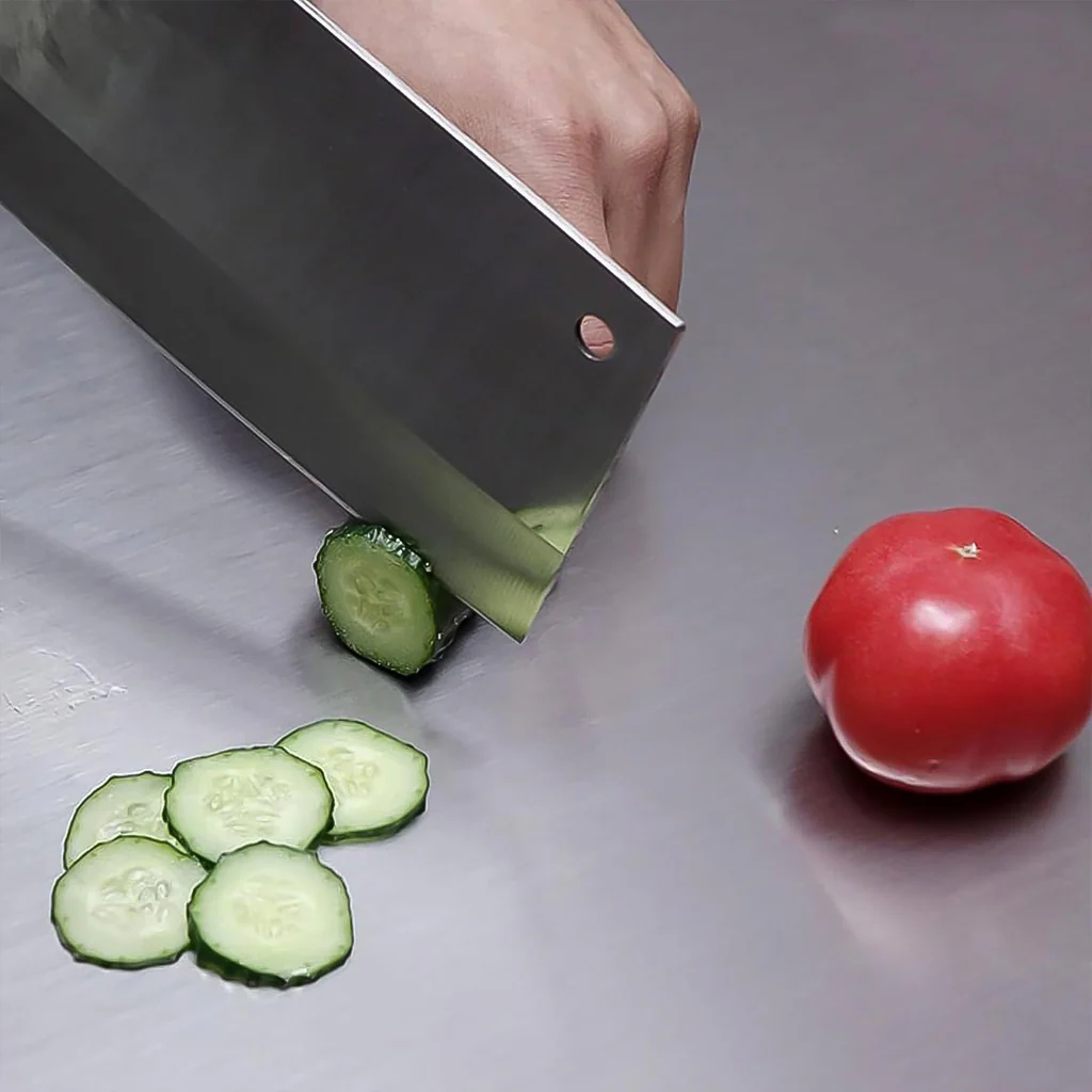 Premium Stainless Steel Anti-Bacterial Chopping Board for Kitchen