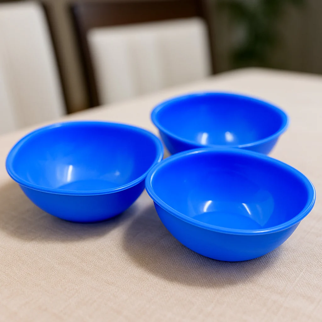 Plastic Bowl Set for Cereal, Salad, Rice, Soup, Pasta, Snack Bowl, Microwave Safe, Dishwasher Safe