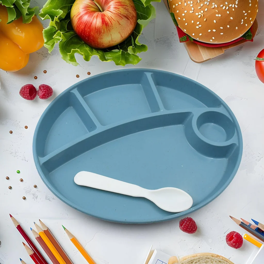 Plastic Food Plates / Biodegradable 5 Co...