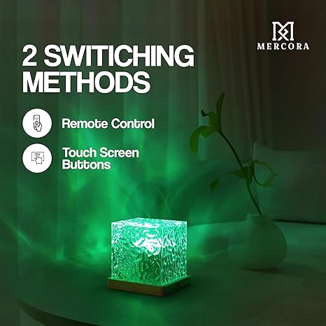 Lights Lamp Romantic Warm Ocean Wave Night Light for Bedroom Astronaut Galaxy Projector Night Lamp for Kids – Cute Bed Lamp, Fancy Light Decor, Relaxing Aurora Projector for Bedroom