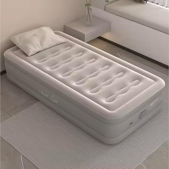 Single Air Bed, Inflatable Bed with Buil...