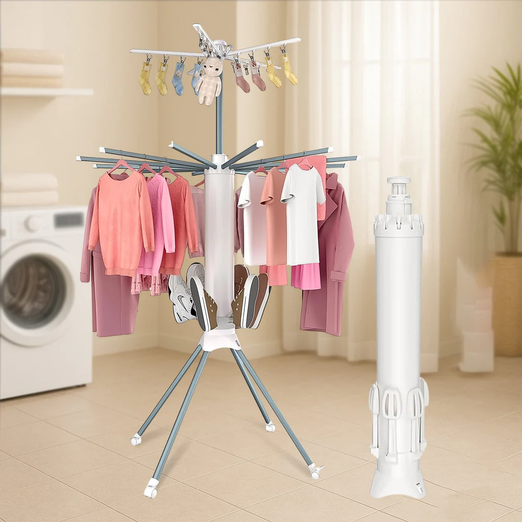 Multi-Layer Foldable Clothes Drying Rack...