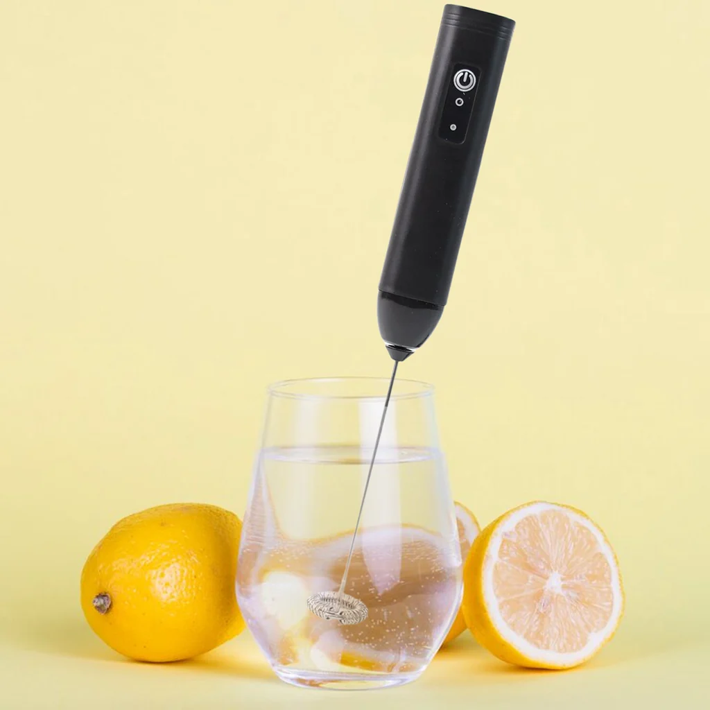 Small Electric Handheld Milk Frother wit...