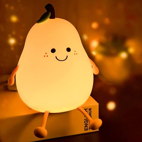 Night Light Pear Cute LED Nursery Nightl...