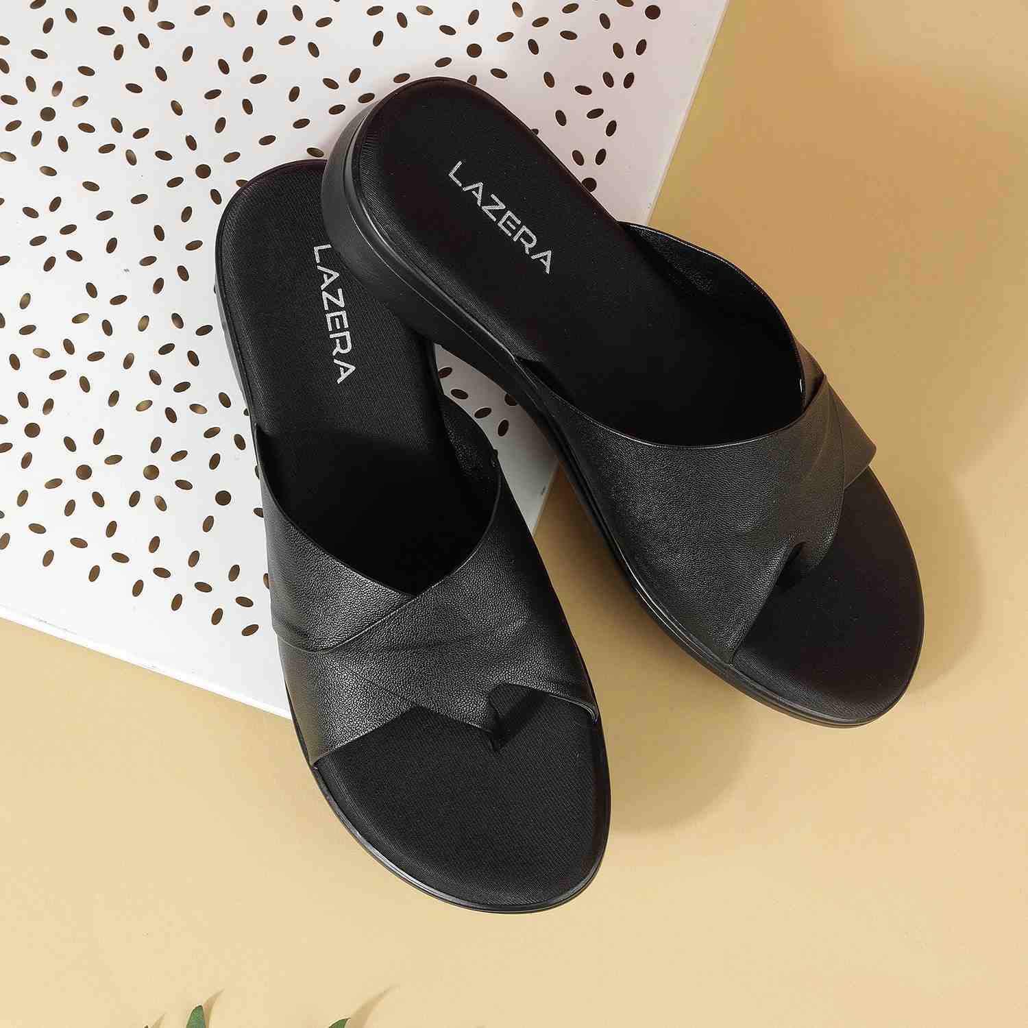 Women’s SoftGrip Toe-Loop Flats | Comfor...
