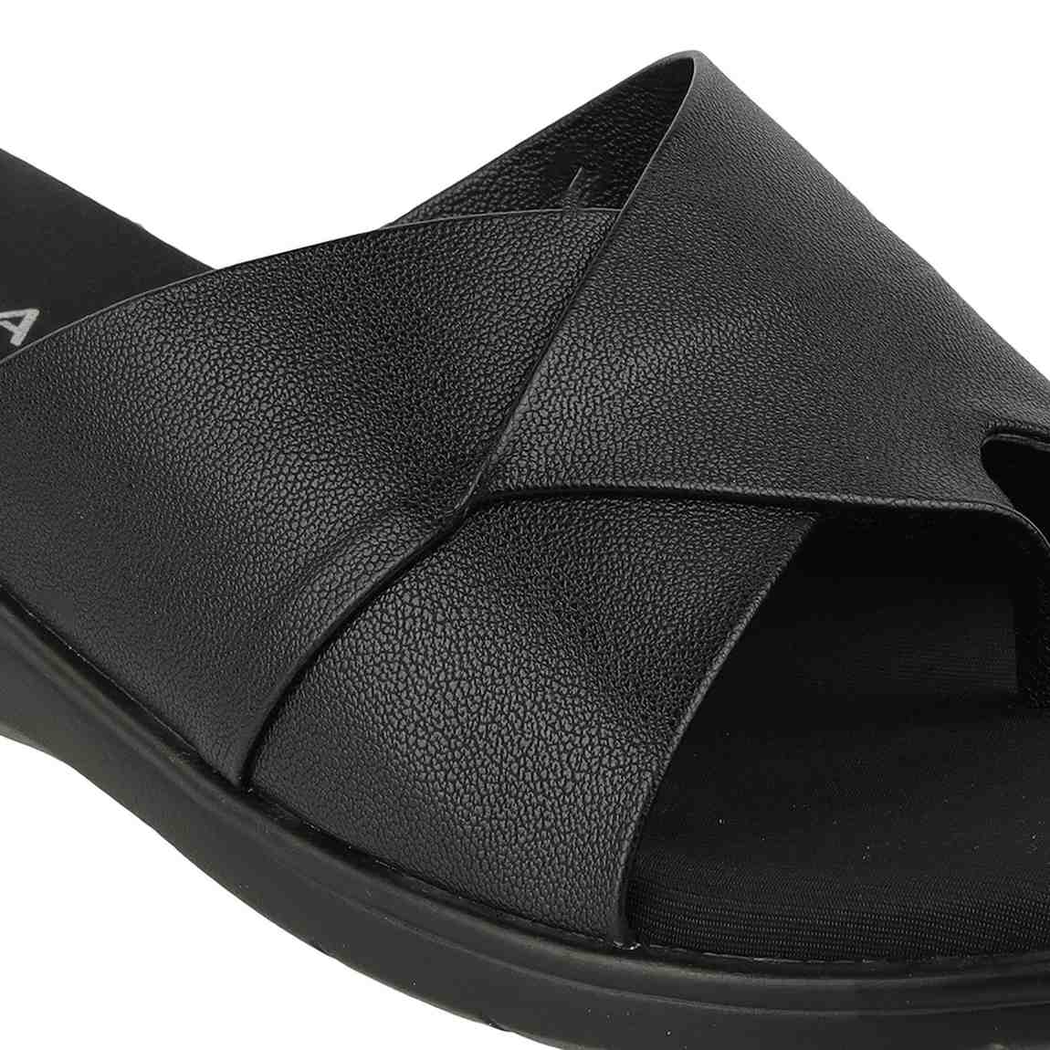 Women’s SoftGrip Toe-Loop Flats | Comfortable Vegan Leather Slip-On Sandals