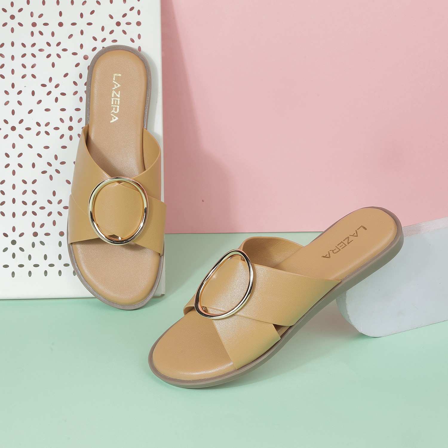 Women’s Soft Flat Sandals | Slip-On Mule...