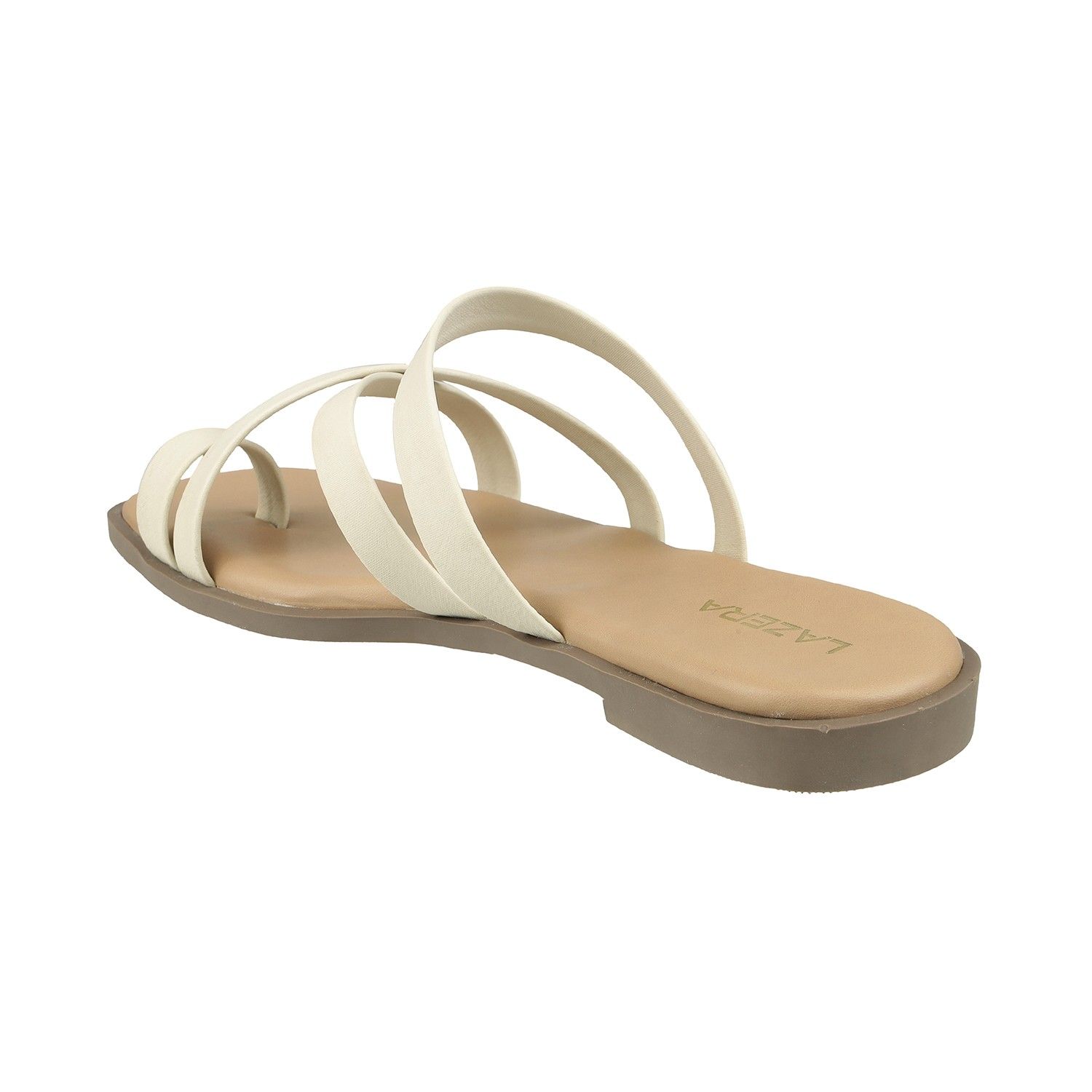 Women’s Minimal Slip-On Flats | Thin Strap Slides with Toe Loop | Casual Wear