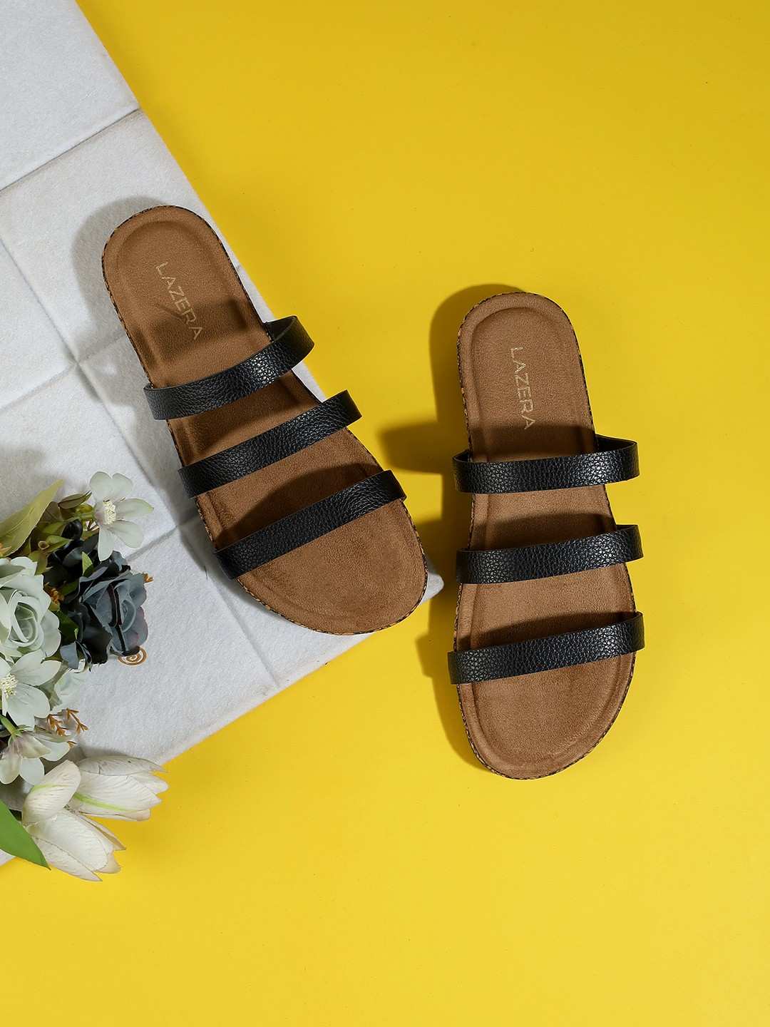 Women’s Triple Strap Slides | Mule Sanda...