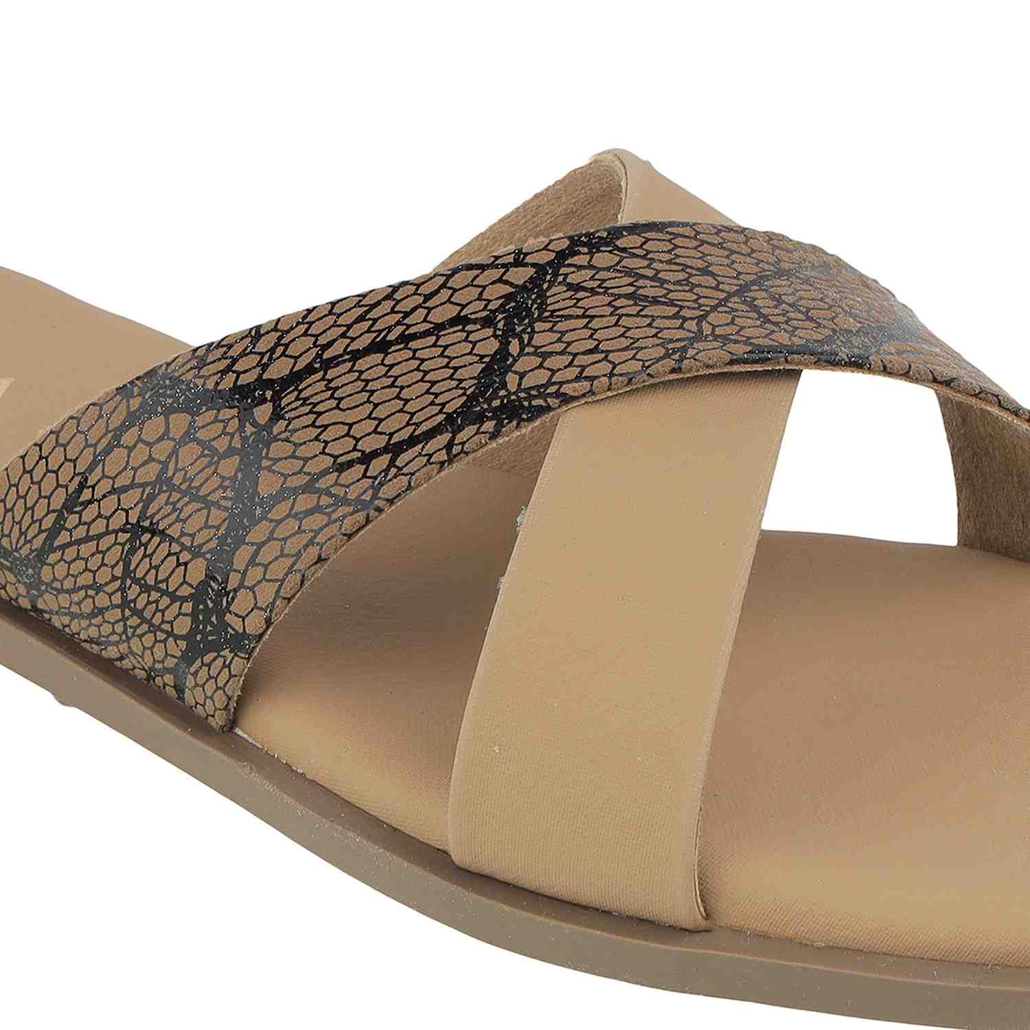 Women’s Comfort Cross-Strap Mules | Vegan Leather Slip-Ons | Cushioned Footbed