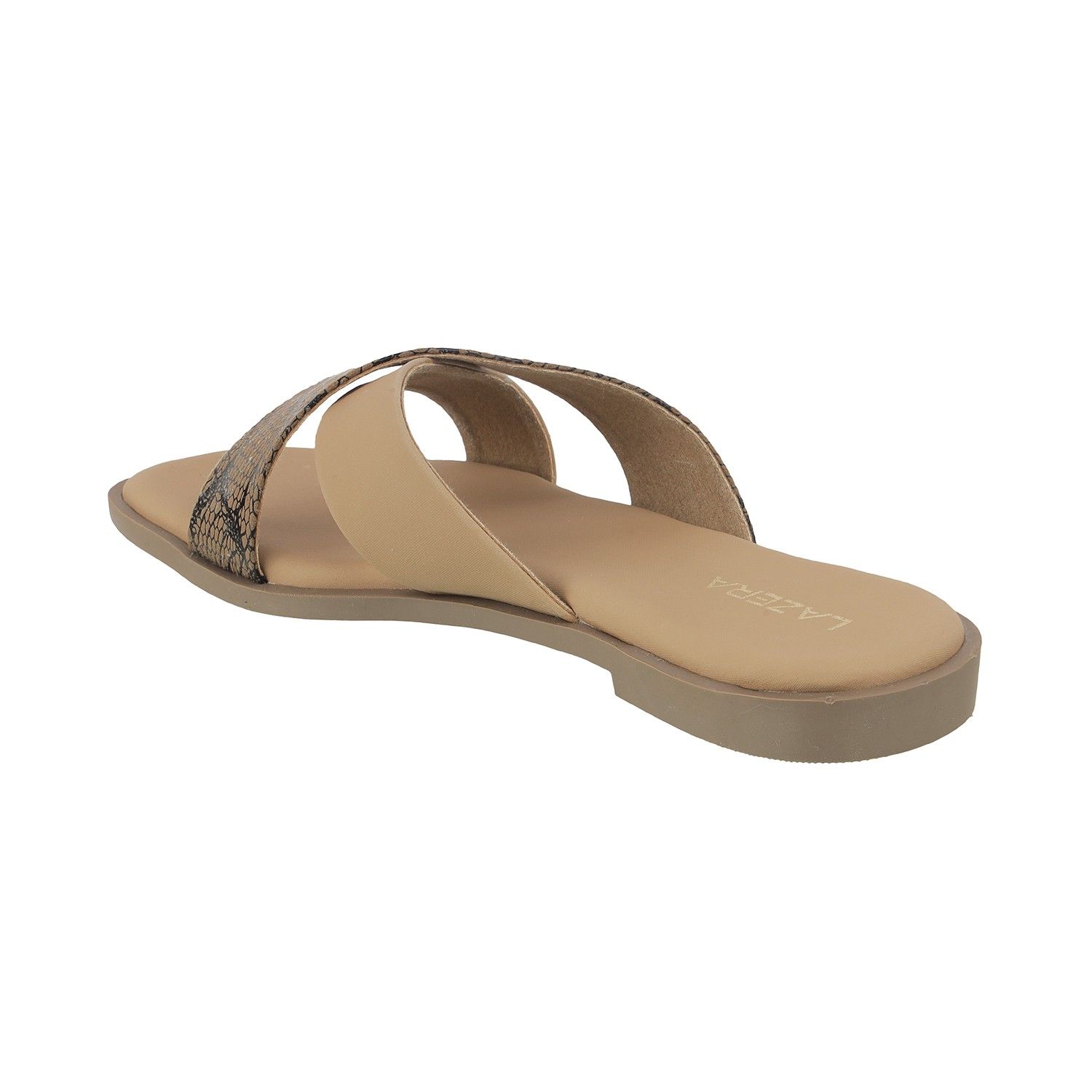 Women’s Comfort Cross-Strap Mules | Vegan Leather Slip-Ons | Cushioned Footbed