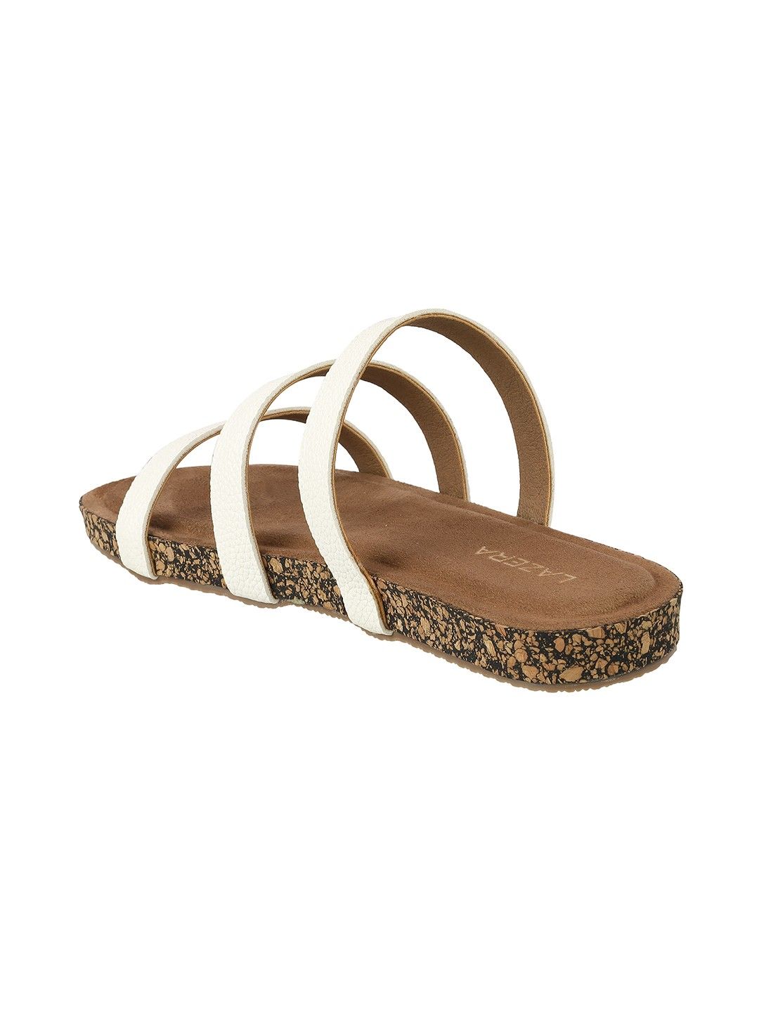 Women’s Triple Strap Slides | Mule Sandals with Contoured Footbed | Everyday Wear