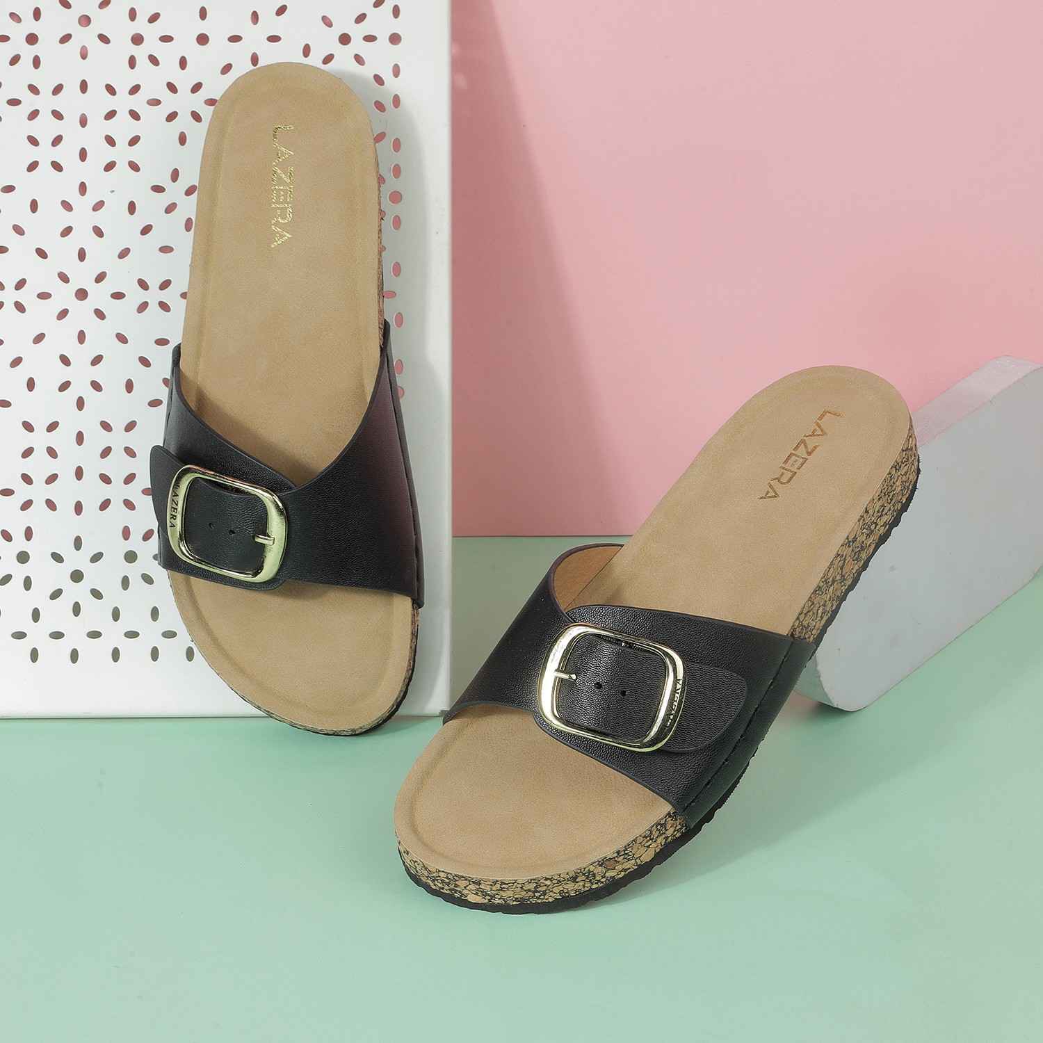 Women’s Comfort Cork Slides | Adjustable...