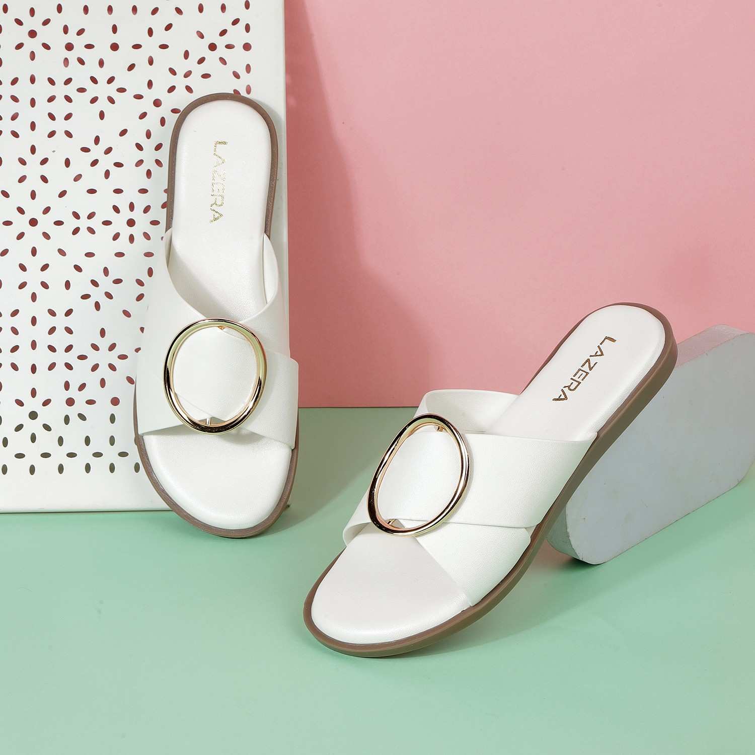 Women’s Soft Flat Sandals | Slip-On Mule...