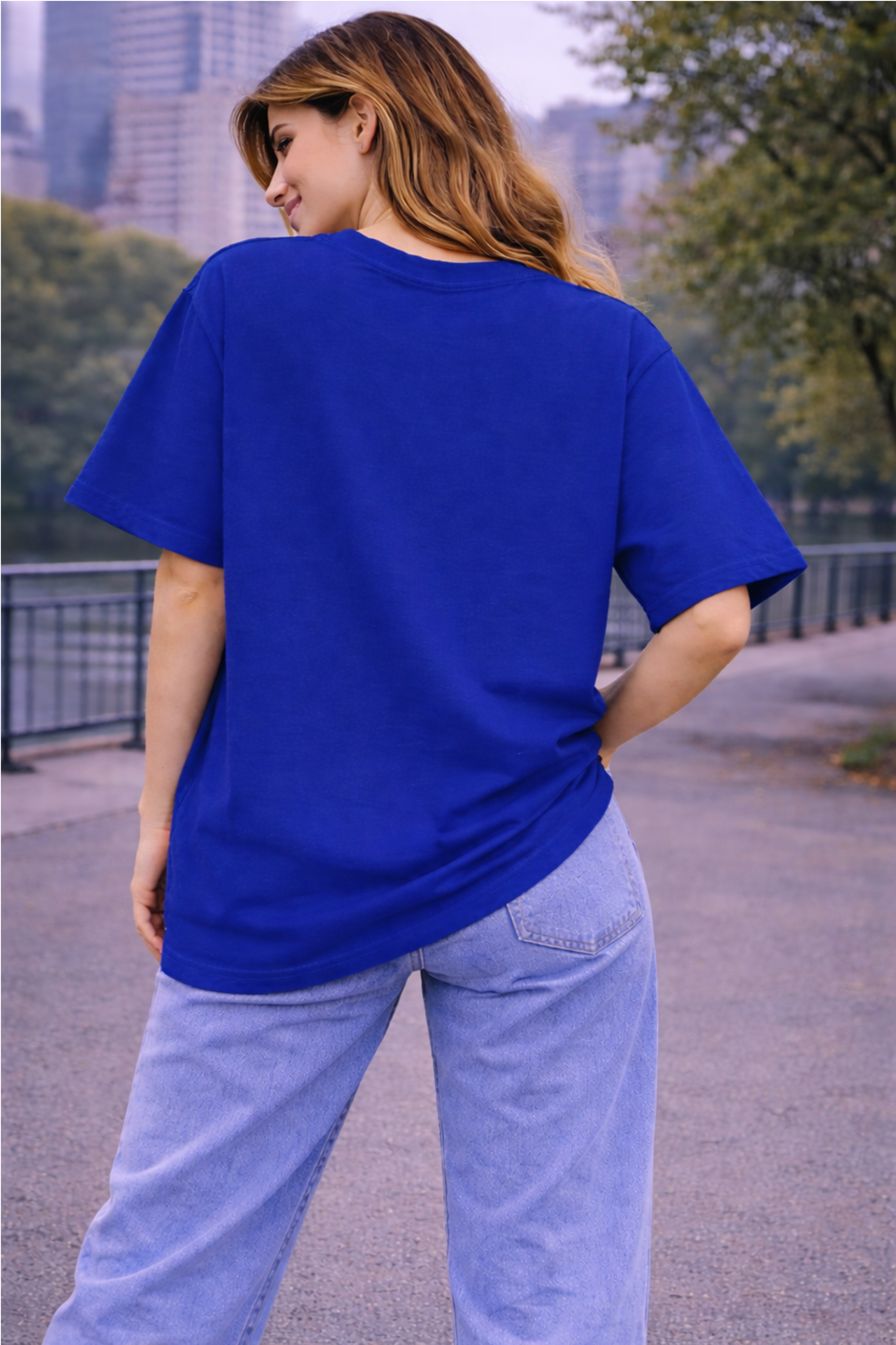 OVERSIZED FLORAL T-SHIRT