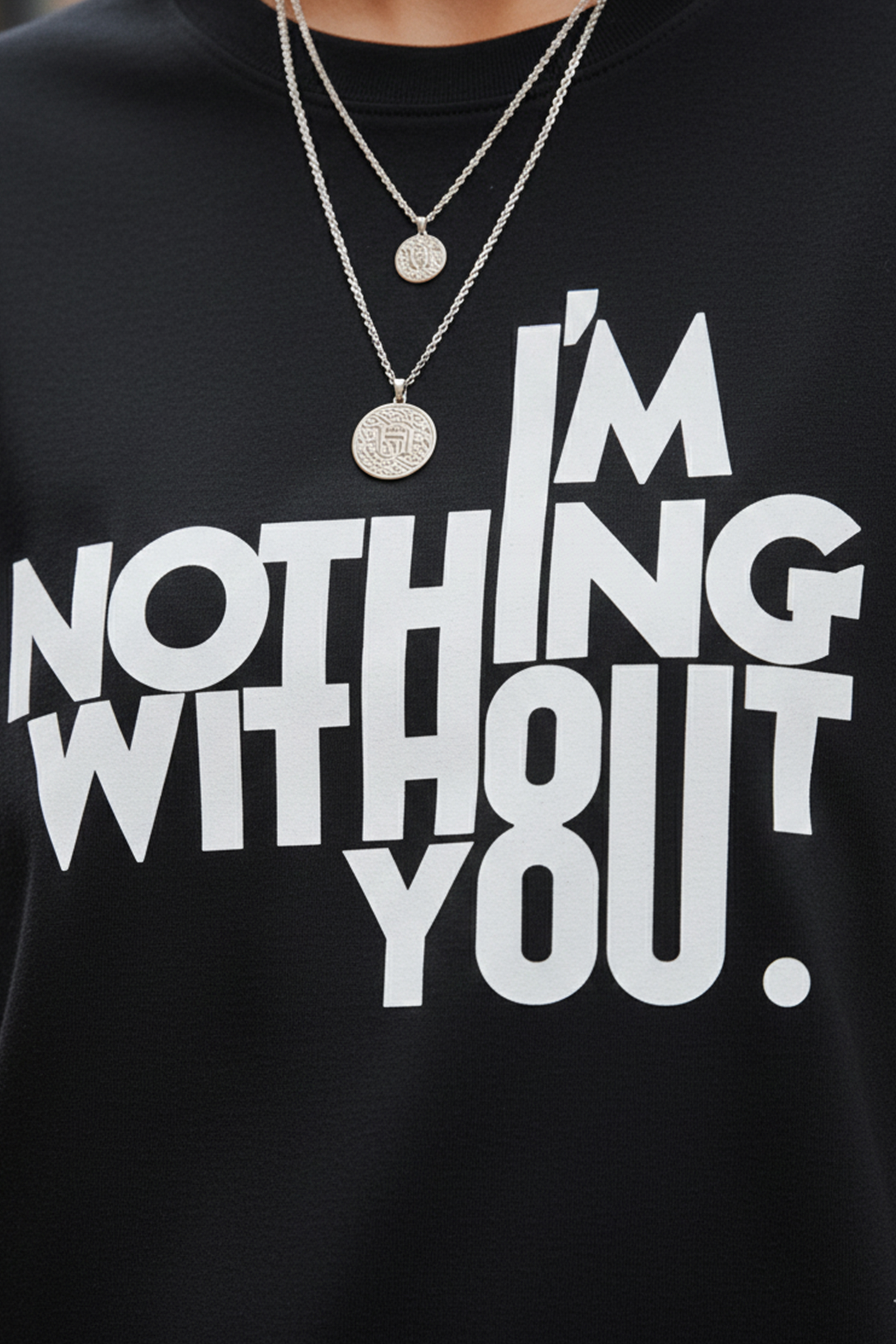 NOTHING WITHOUT YOU OVERSIZED TEE