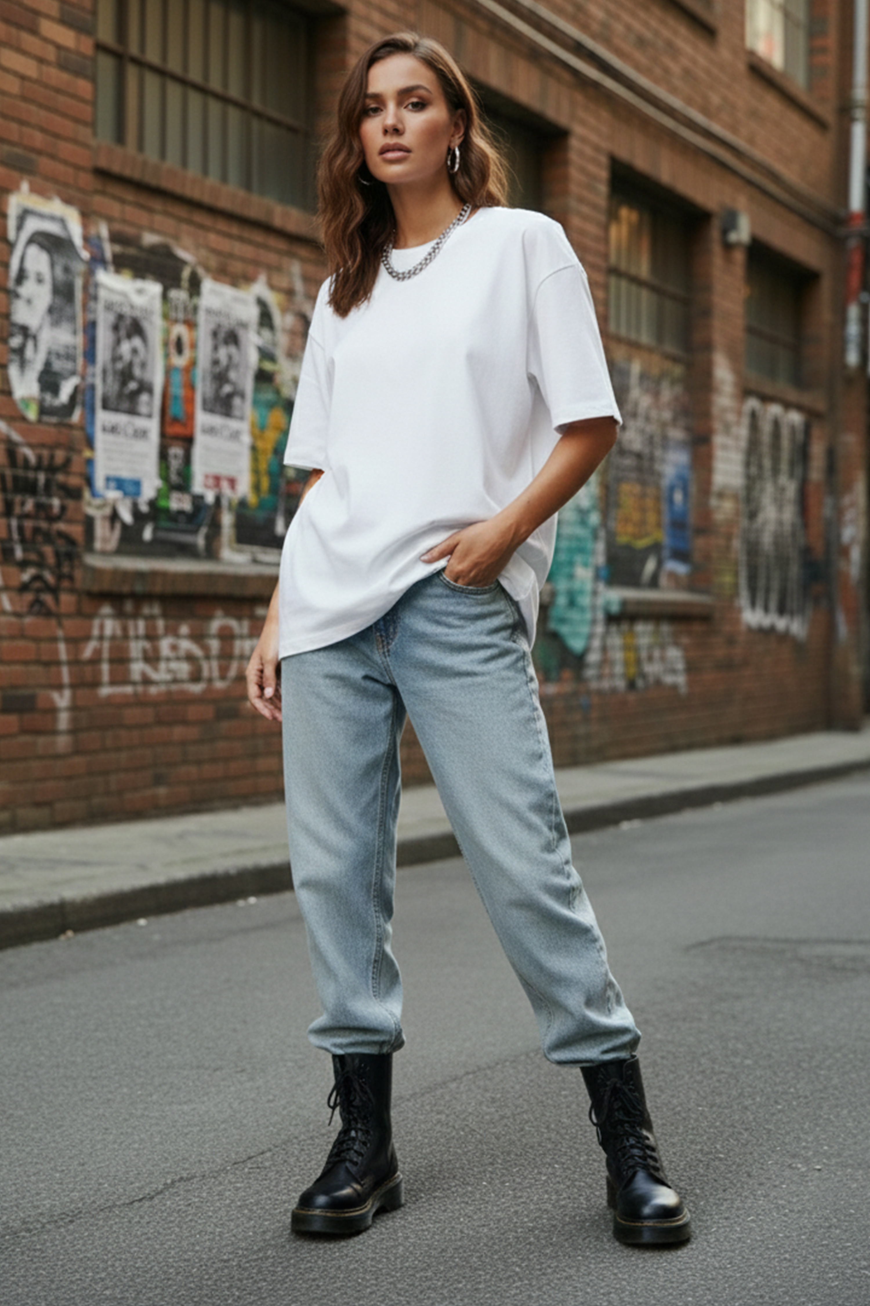 TEDDY GRAPHIC PRINTED OVERSIZED TEE