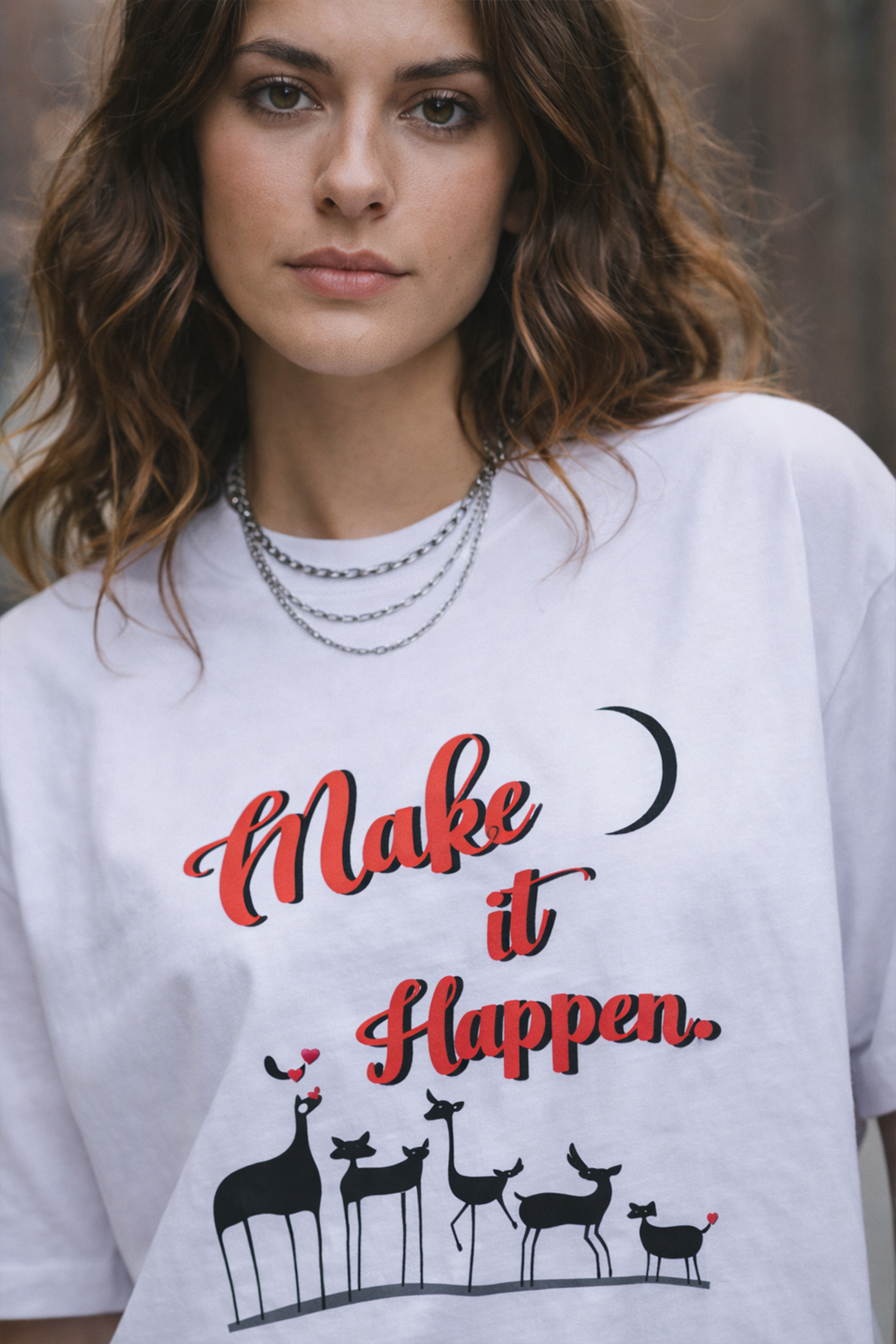 MAKE IT HAPPEN OVERSIZED TEE