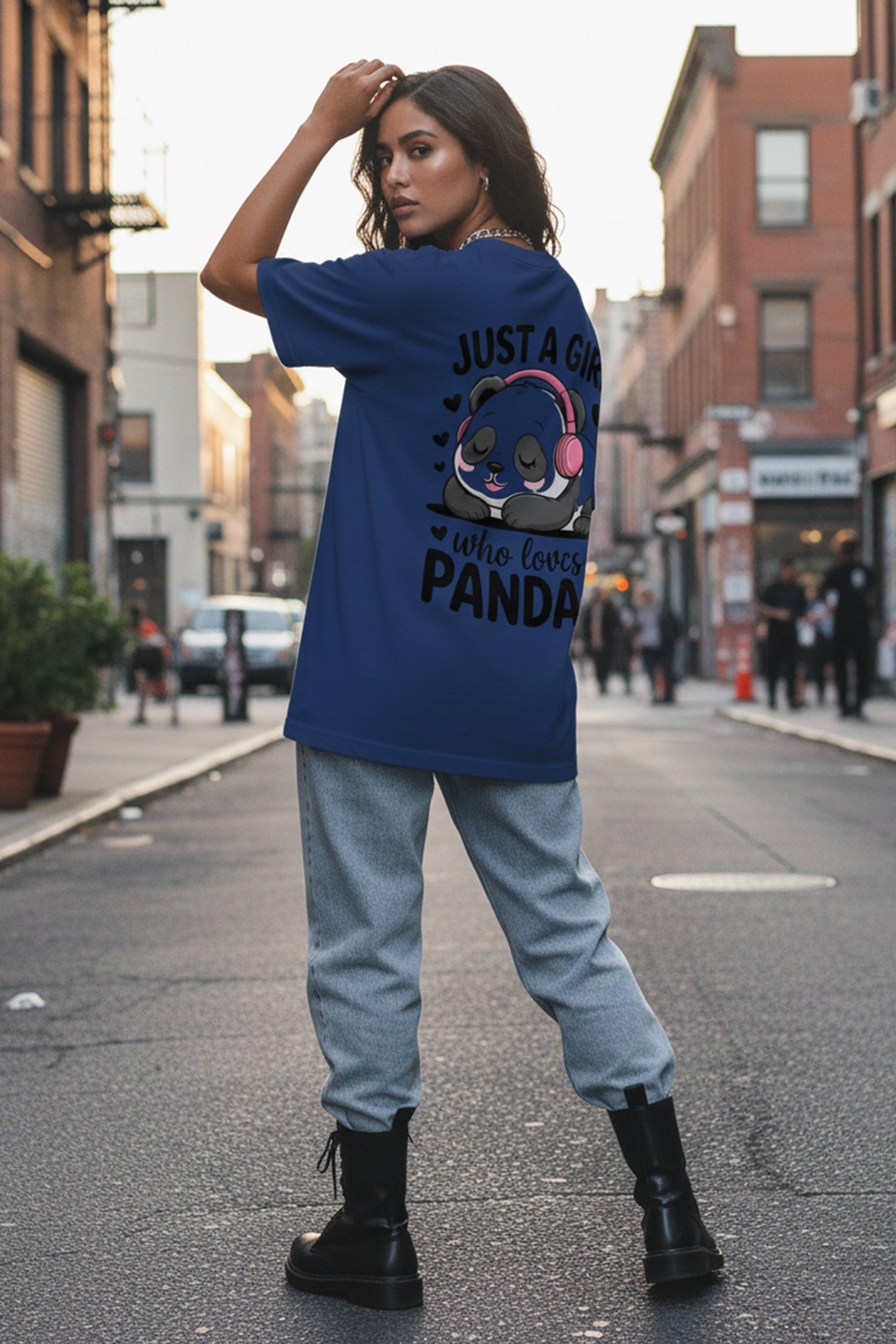 PANDA PULSE OVERSIZED TEE