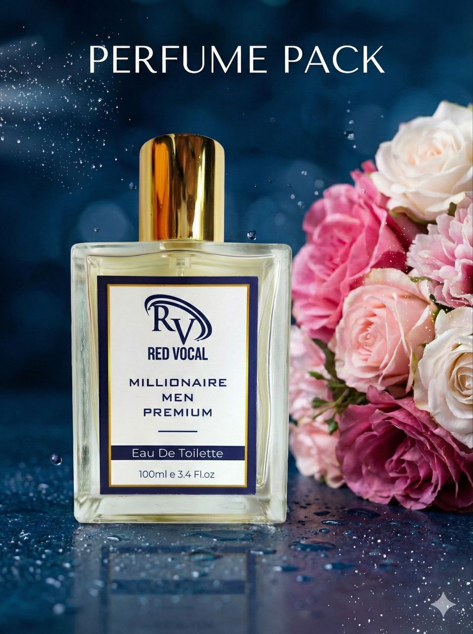Red Vocal Millionaire Men Premium Perfume Eau De Toilette – Long-Lasting 100ml Bold & Luxurious Fragrance
