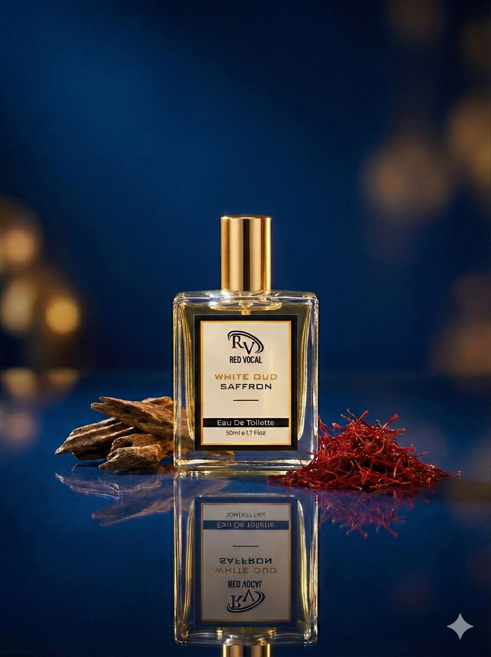 Red Vocal White Oud Saffron Premium Perfume Eau De Toilette 50ml –  Luxury Fragrance For Unisex
